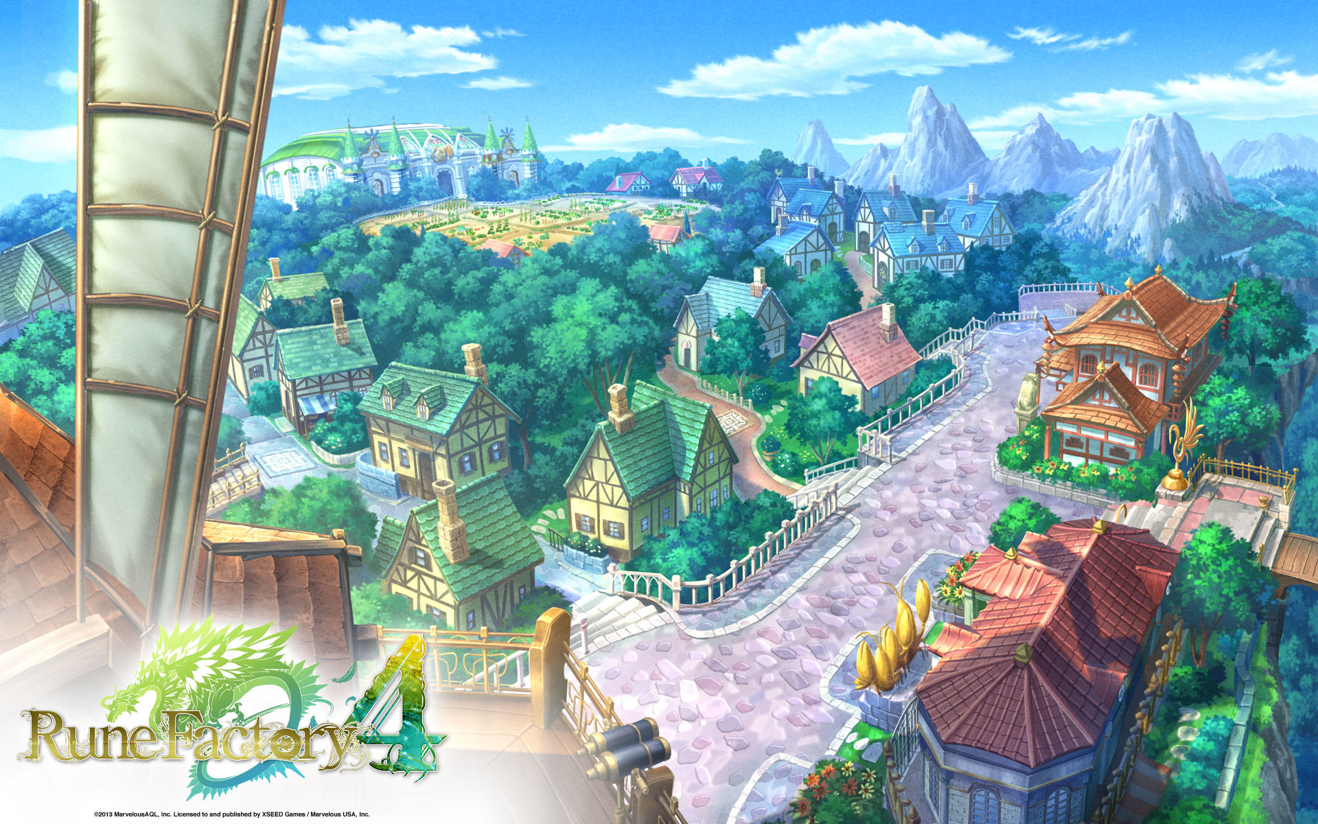 Leaf Village Background