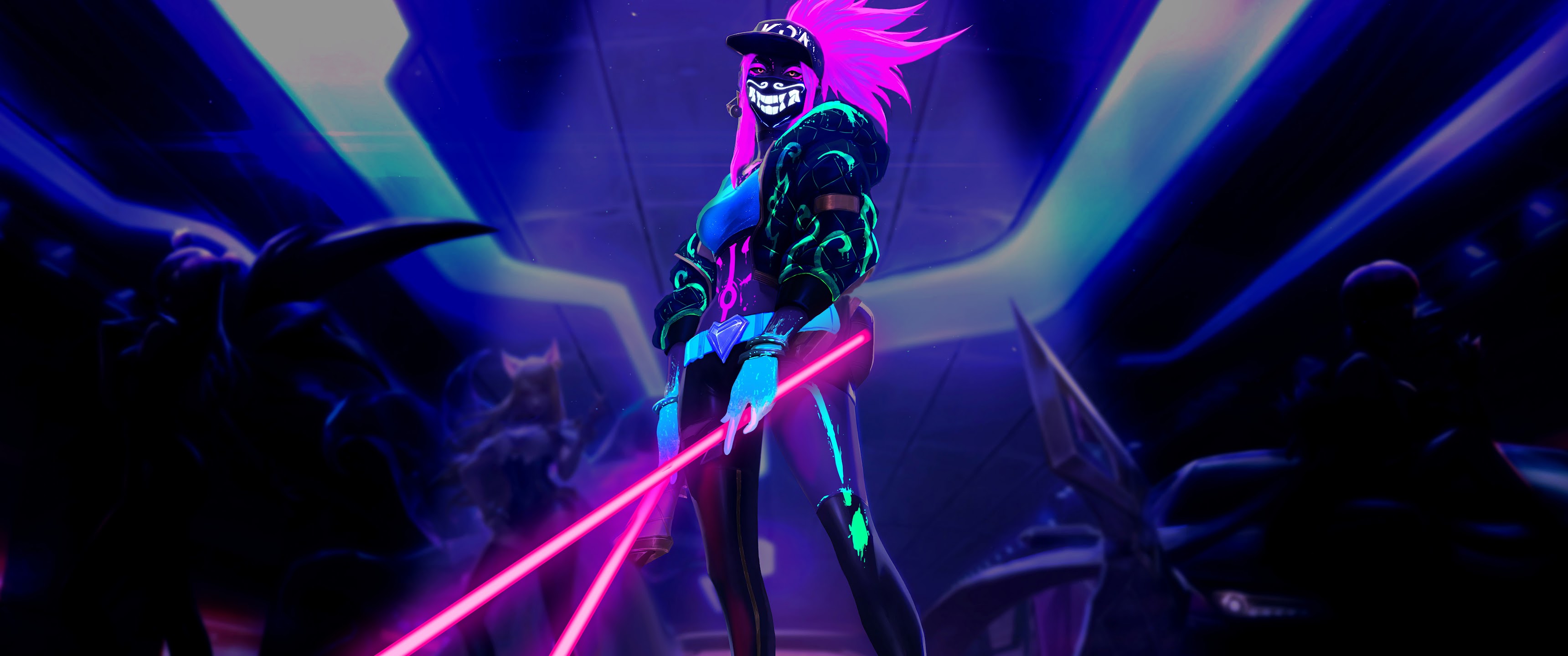 League Of Legends  K/DA Group 8K Wallpapers