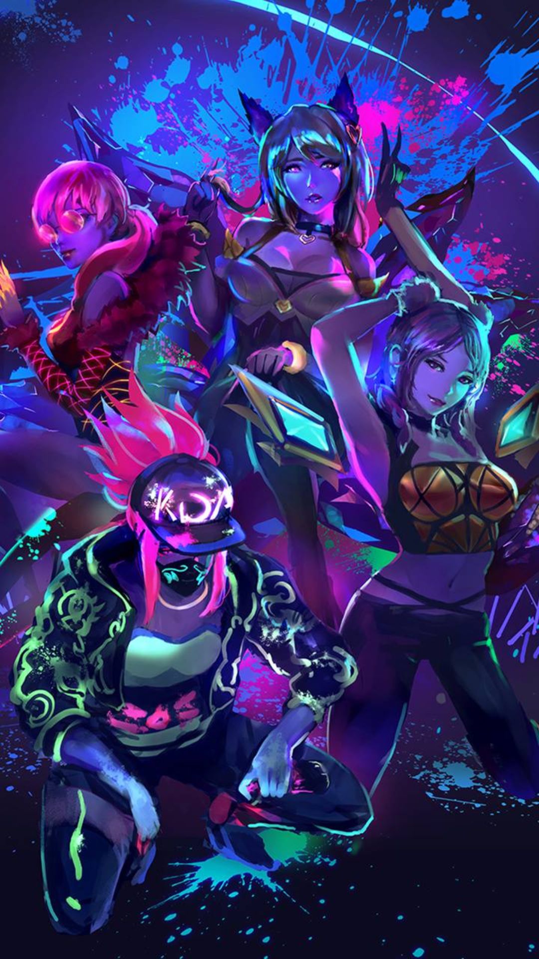 League Of Legends  K/DA Group 8K Wallpapers