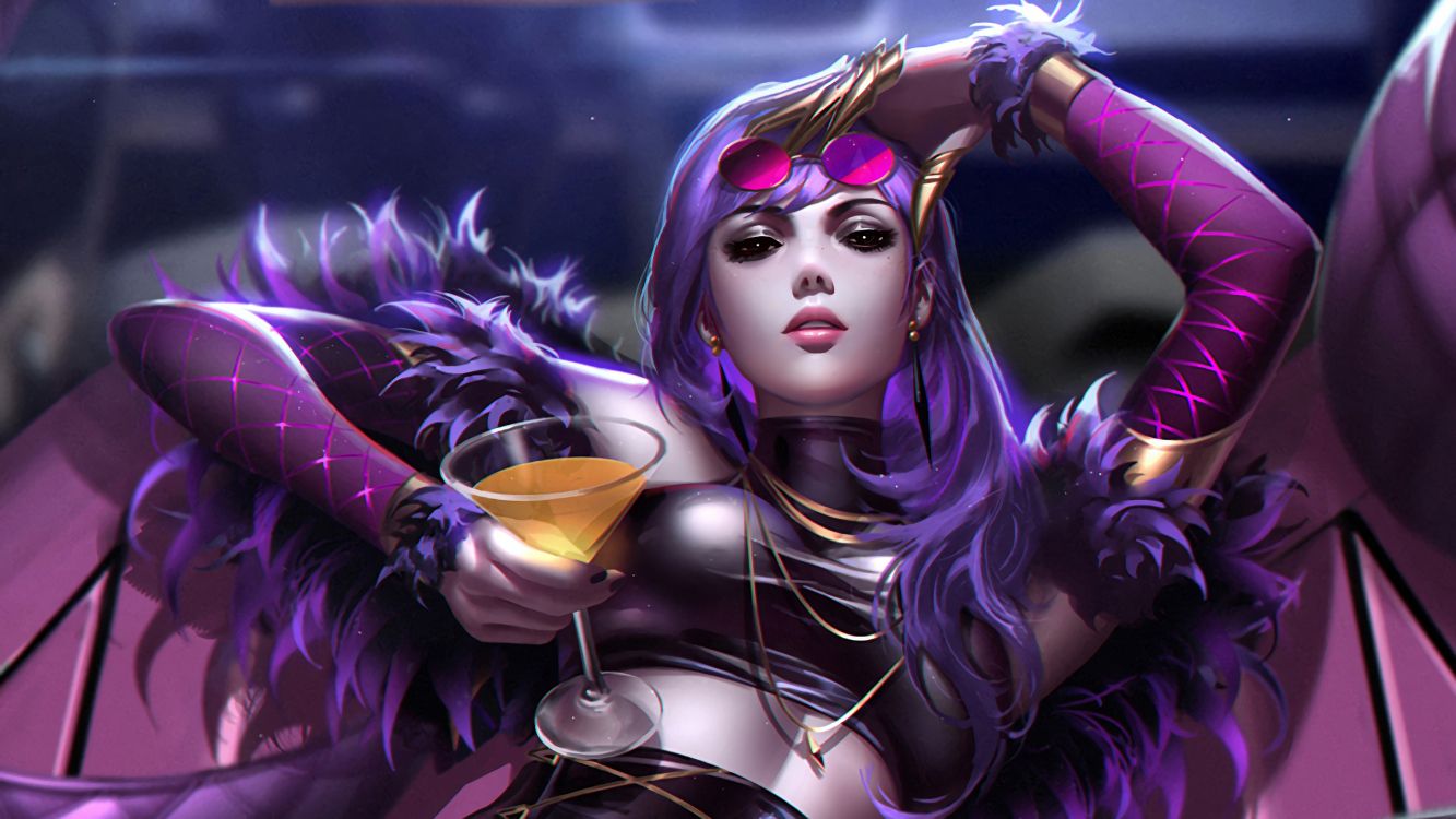 League Of Legends  K/DA Group 8K Wallpapers