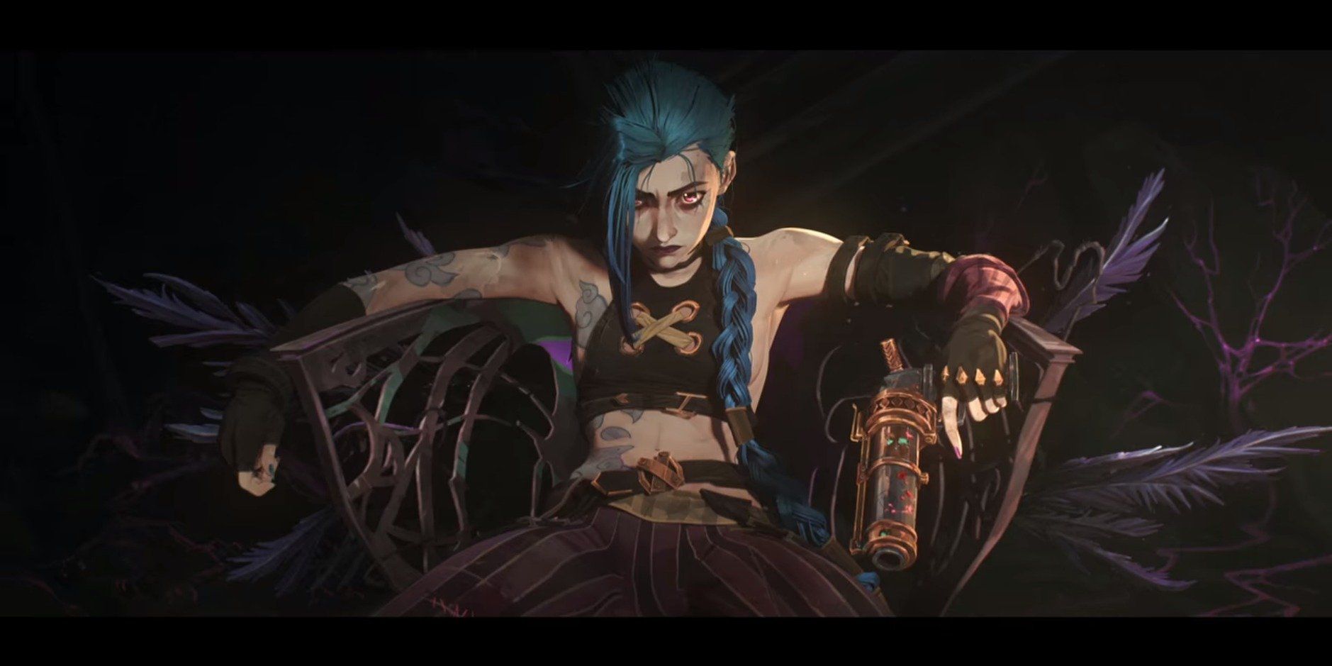 League Of Legends Arcane 4K Jinx Art Wallpapers