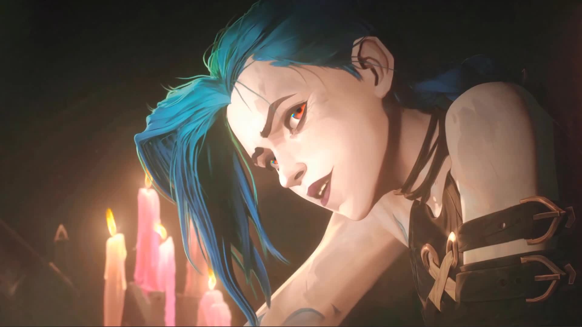 League Of Legends Arcane 4K Jinx Art Wallpapers