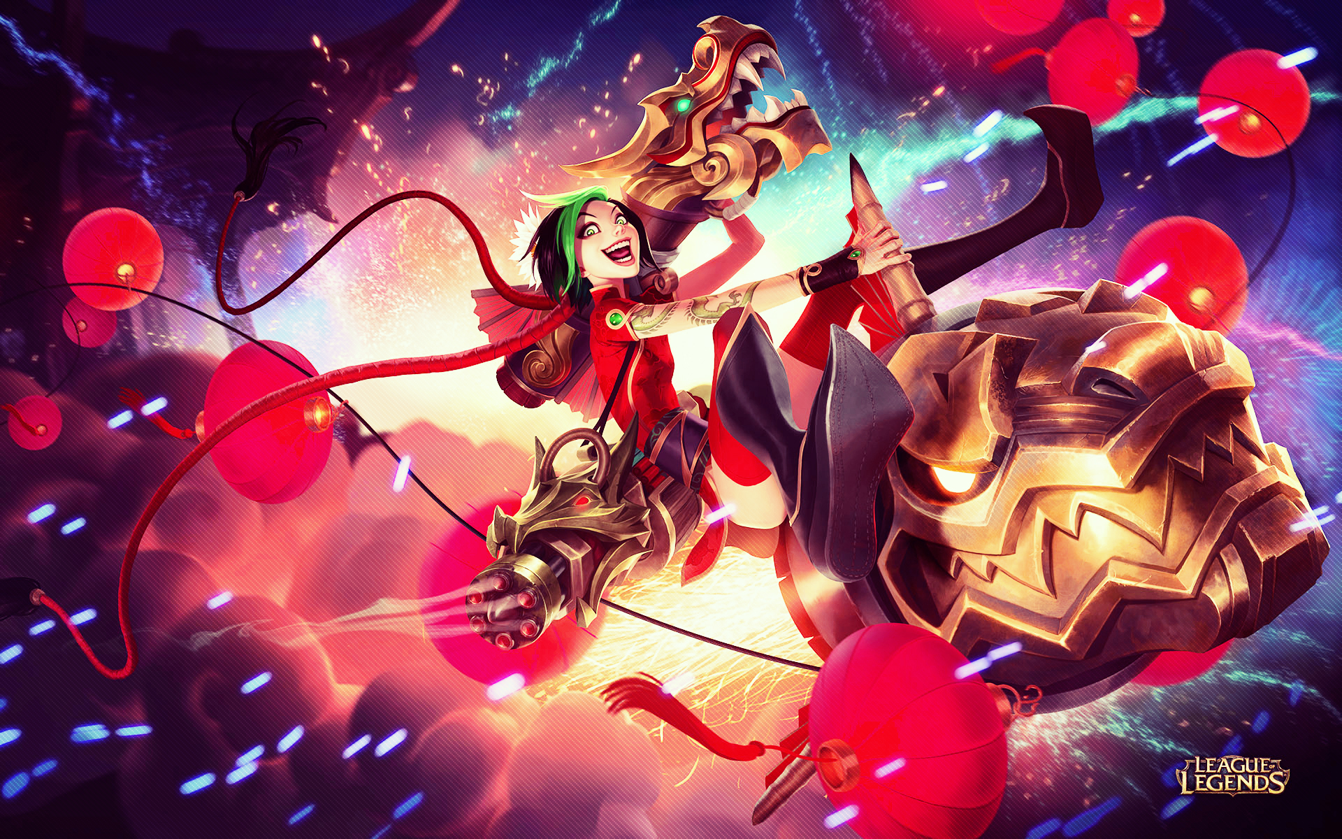 League Of Legends Arcane 4K Jinx Art Wallpapers