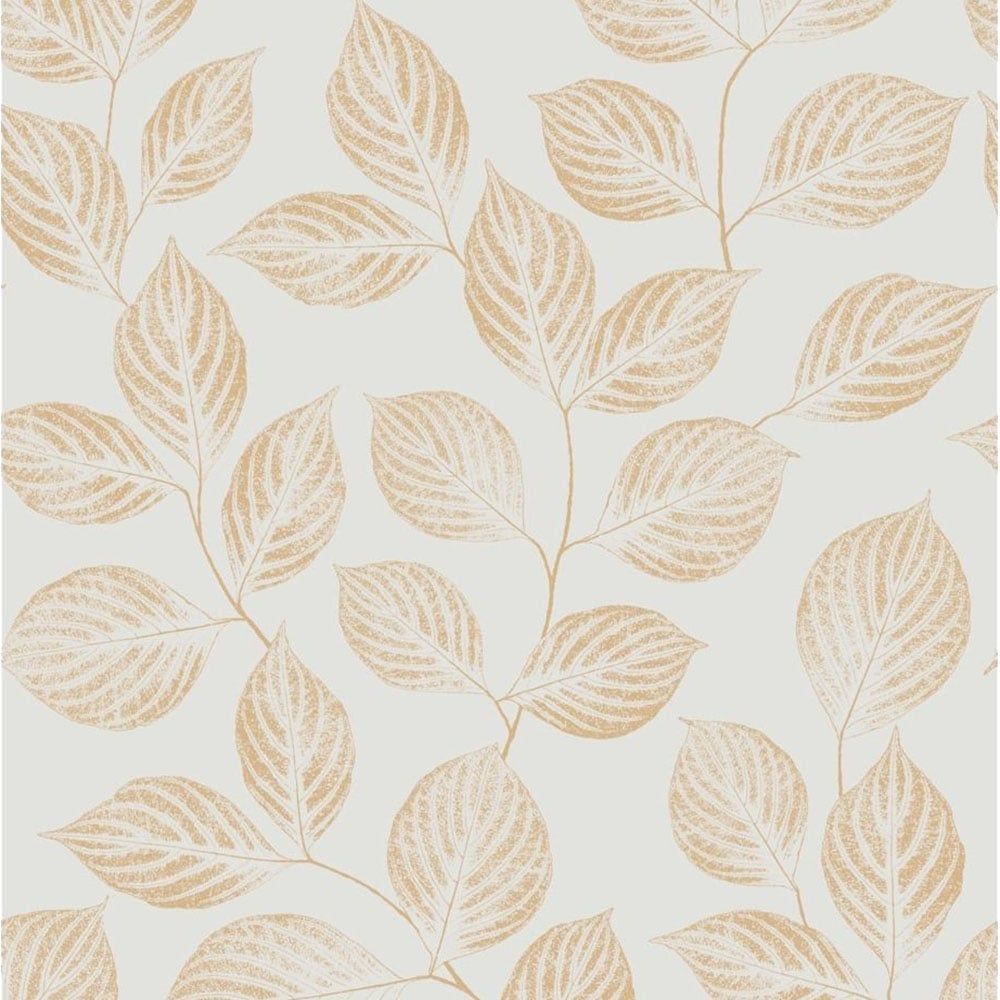 Leaves Gold Wallpapers