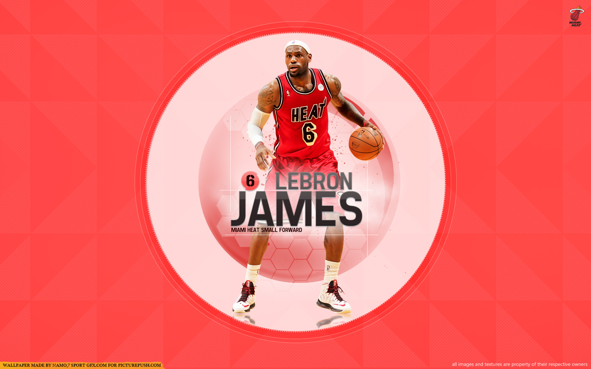 Lebron Heat Wallpapers