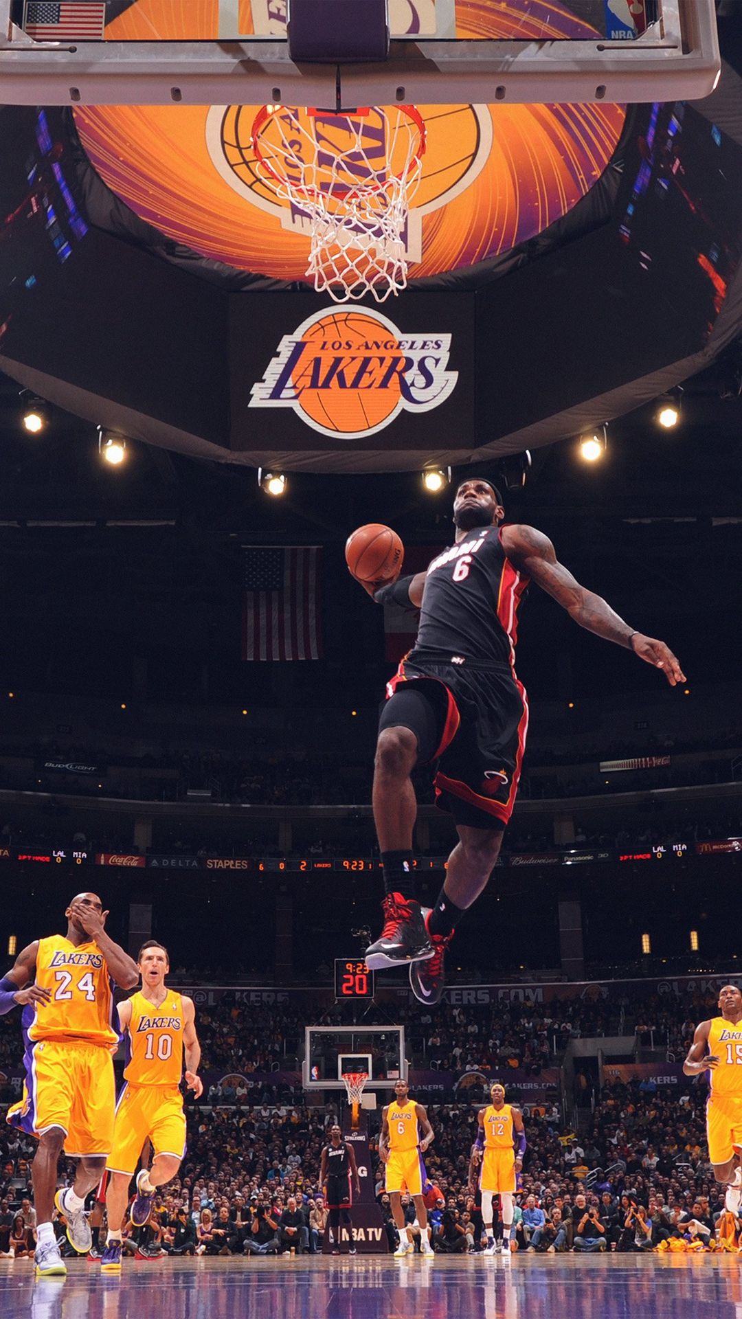 Lebron James Dunking Wallpapers