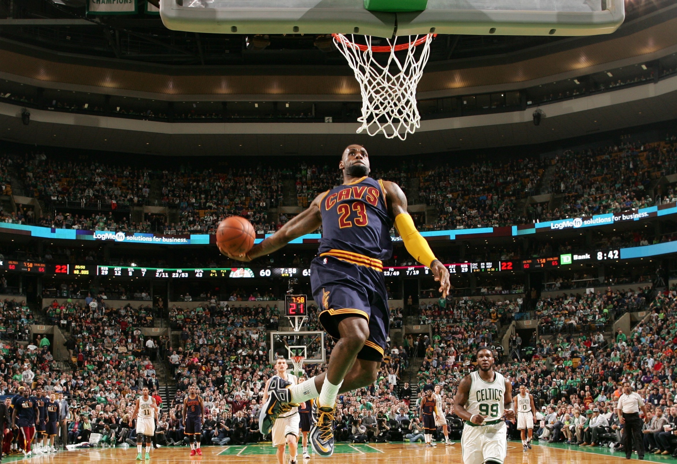 Lebron James Dunking Wallpapers