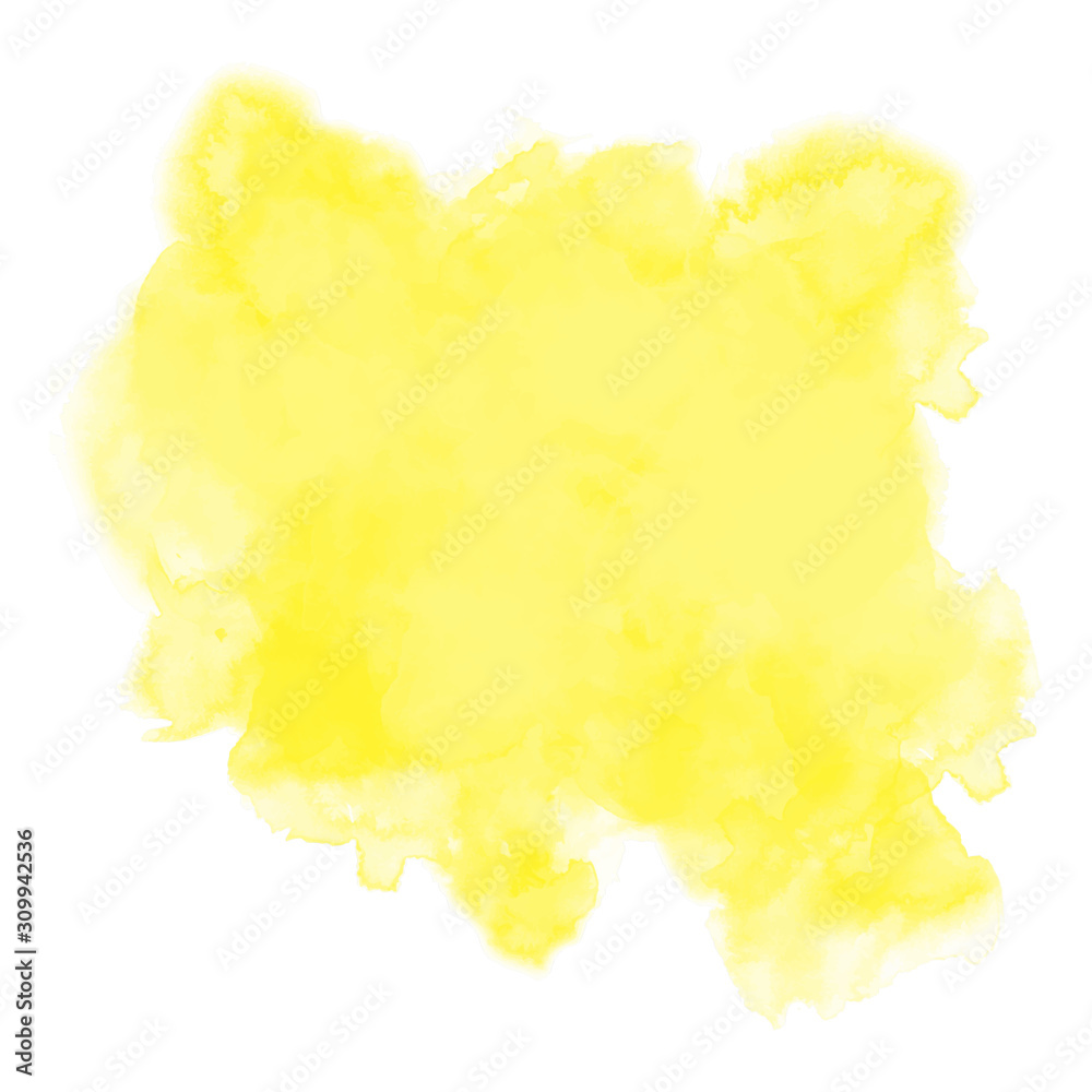 Lemon Watercolor Background