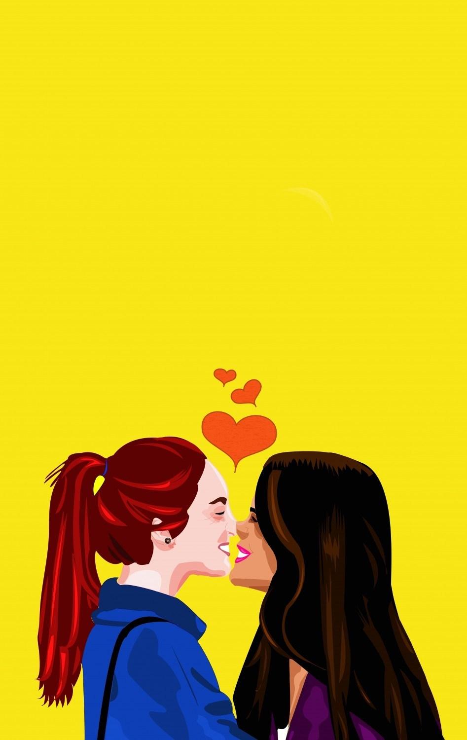 Lesbian Couple Aesthetic Wallpapers