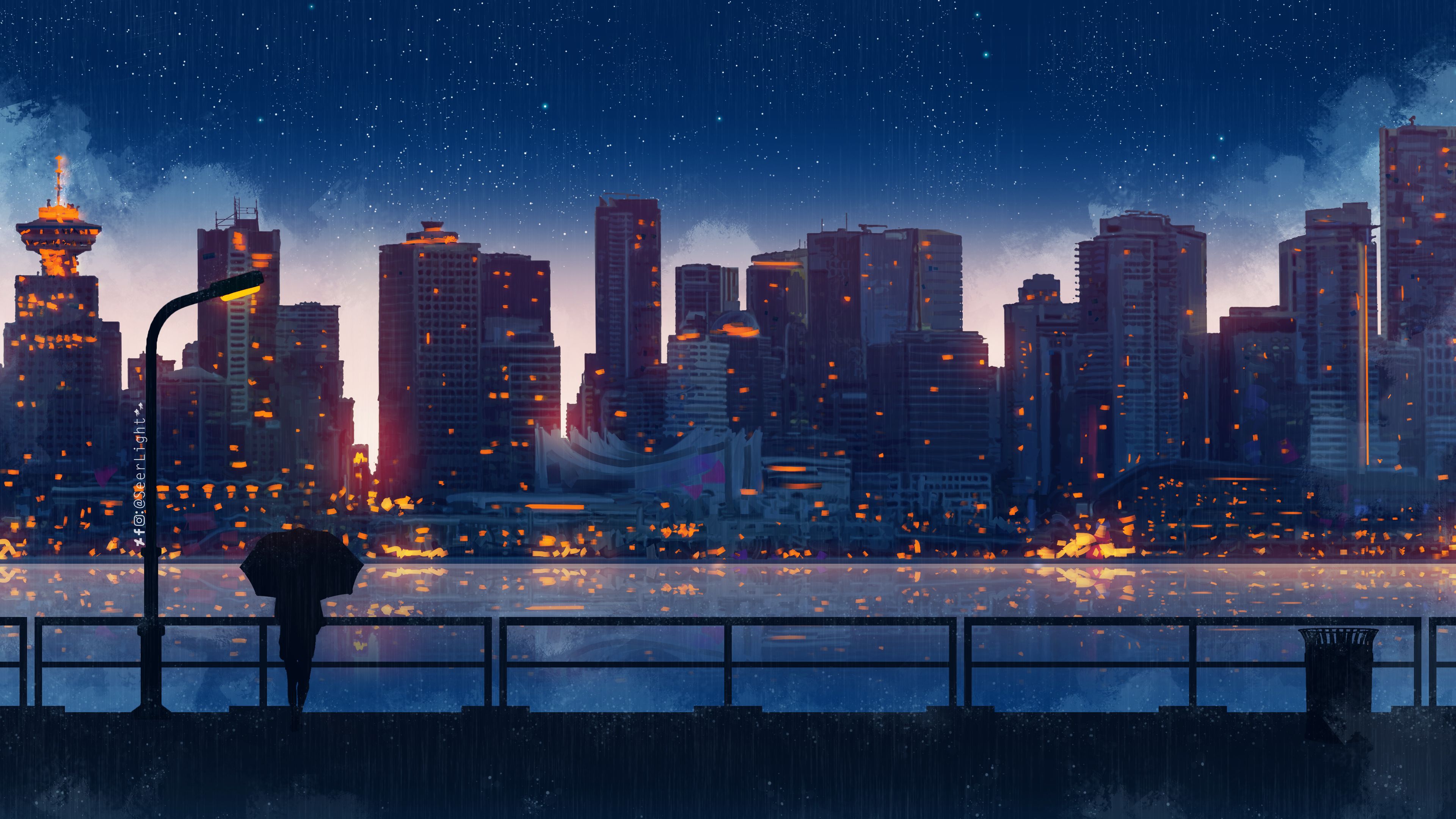 Light City Artwork Wallpapers