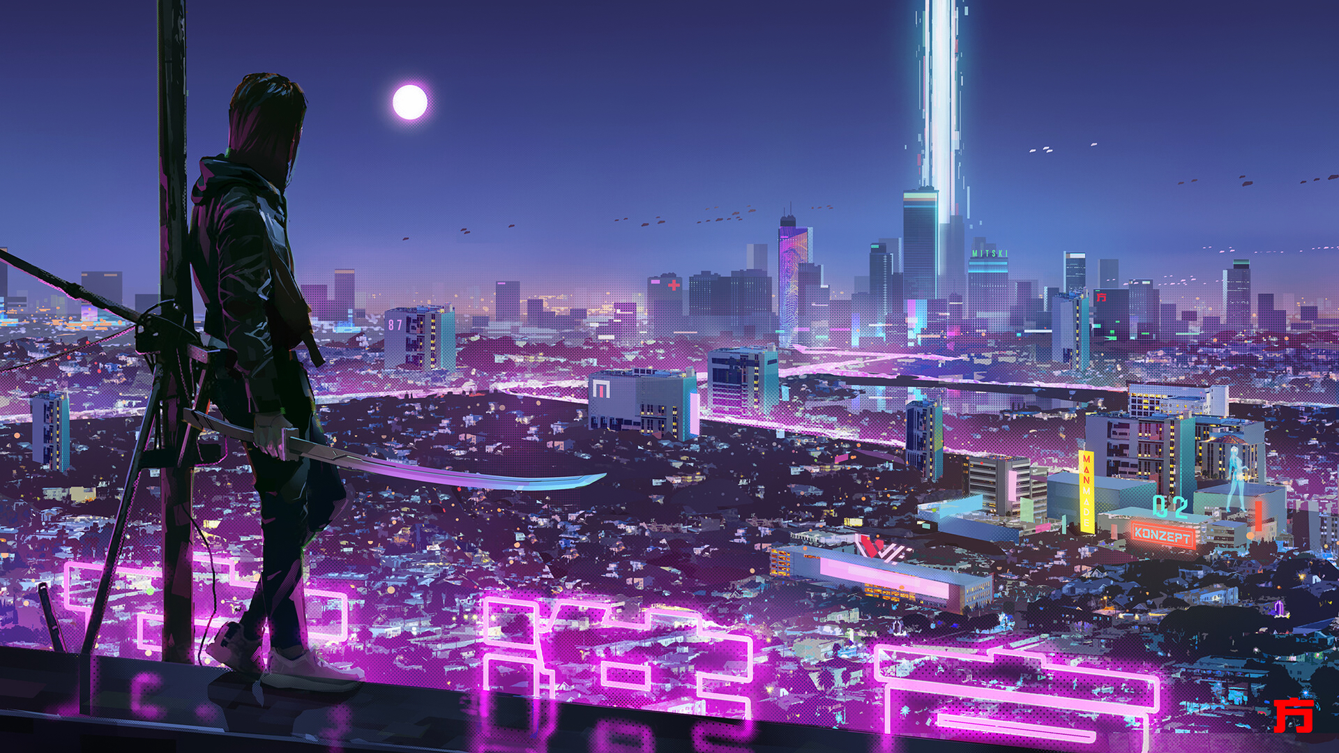 Light City Artwork Wallpapers