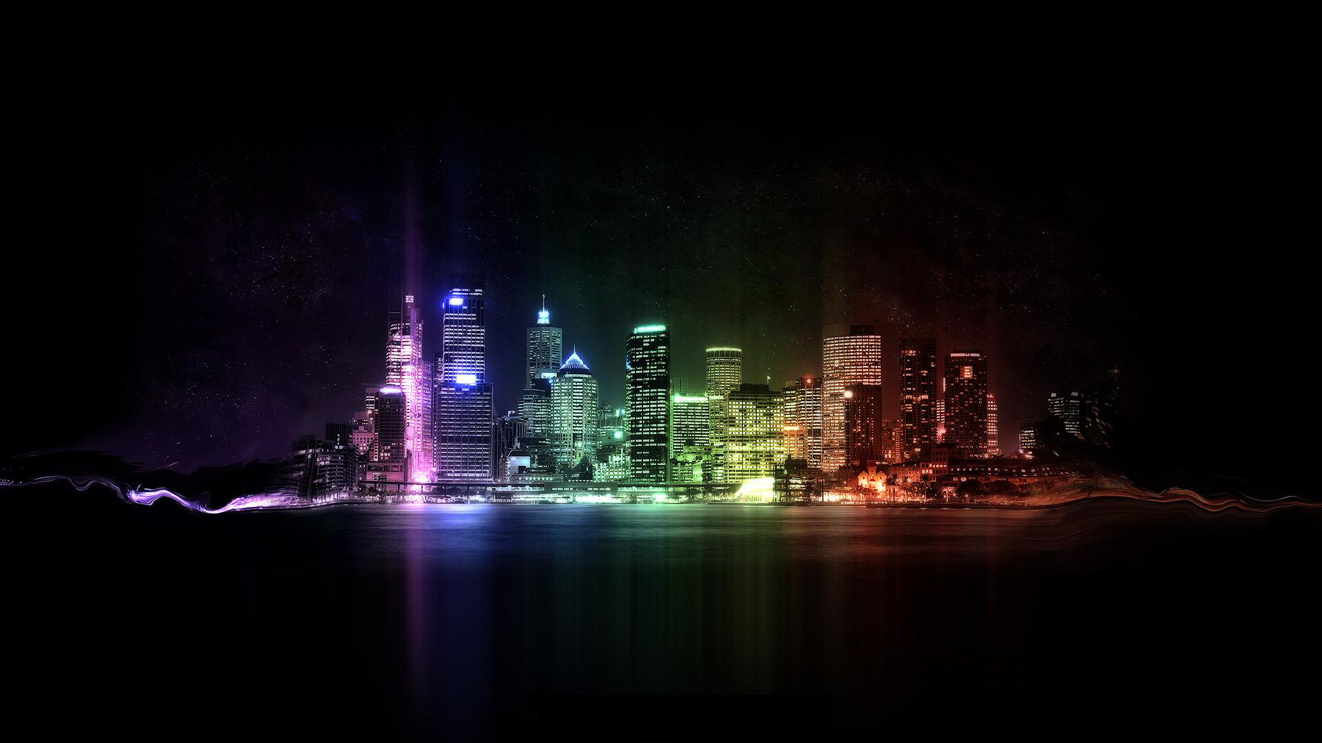 Light City Artwork Wallpapers