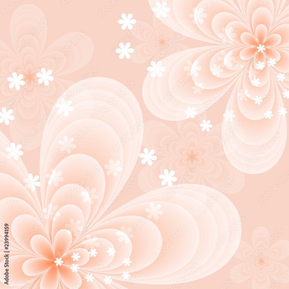 Light Floral Background