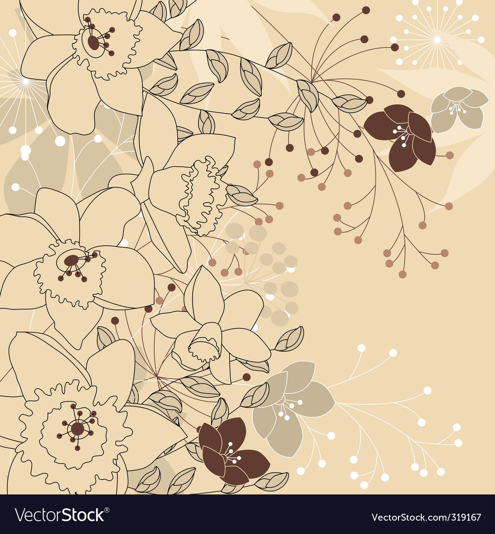 Light Floral Background