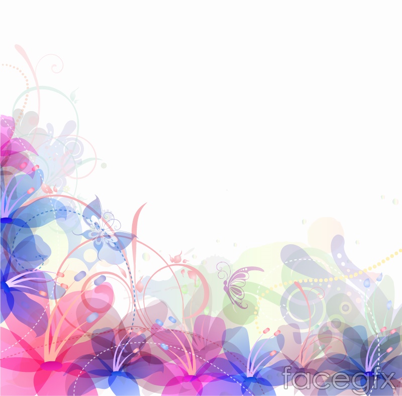 Light Floral Background