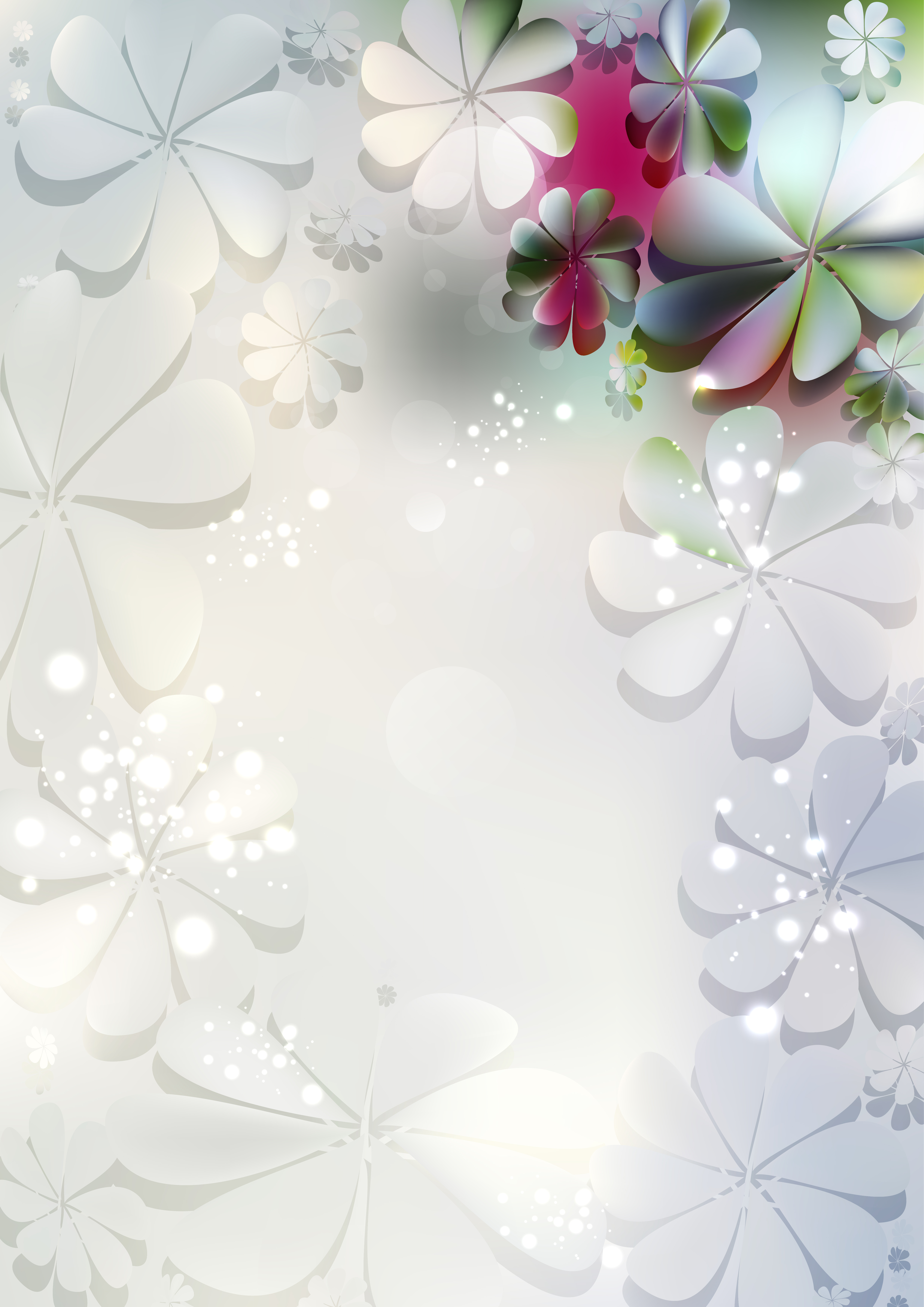 Light Floral Background