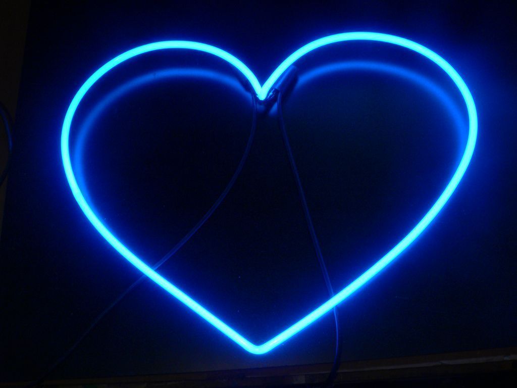 Light Neon Blue Aesthetic Wallpapers