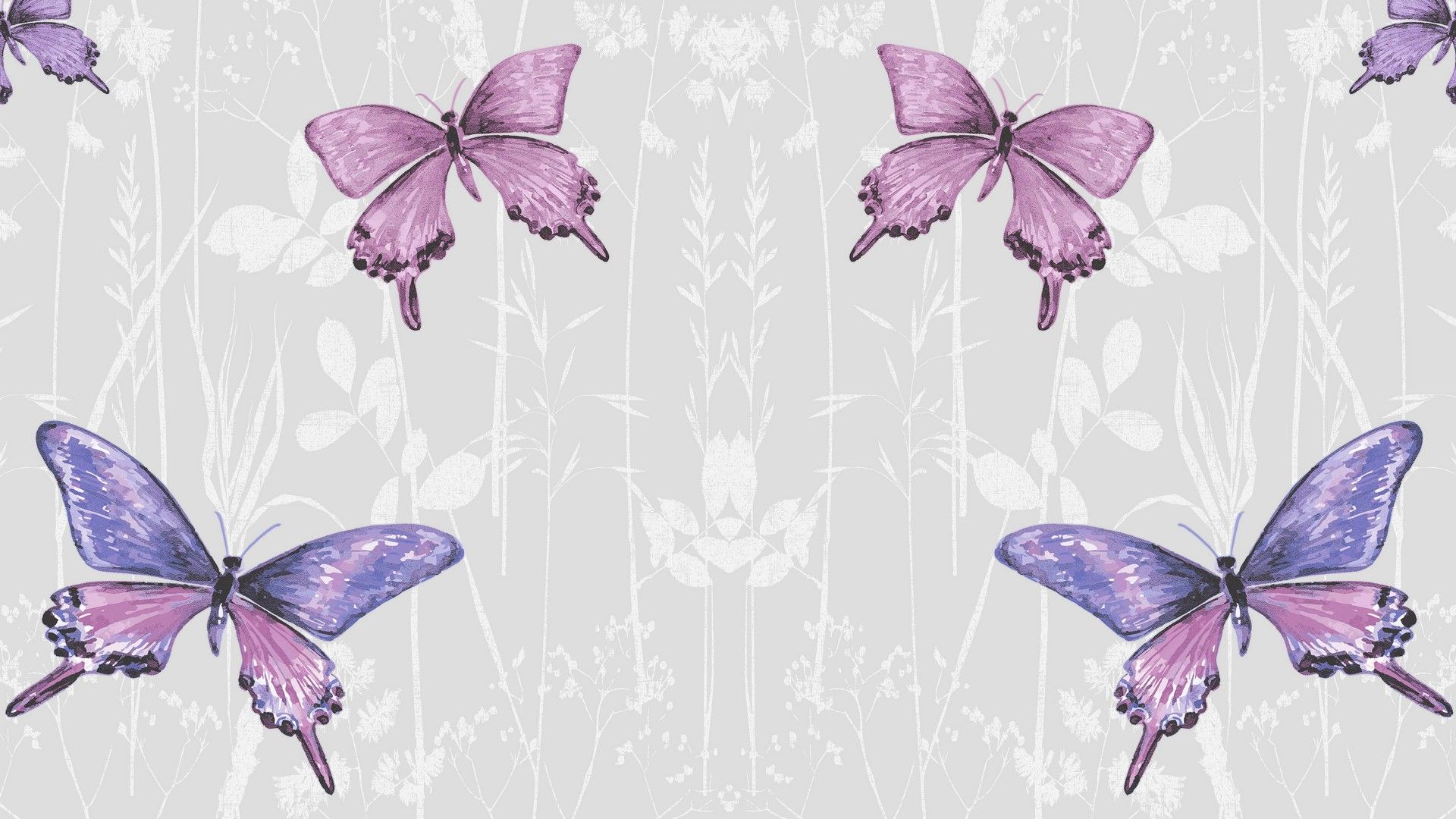 Light Purple Butterfly Wallpapers