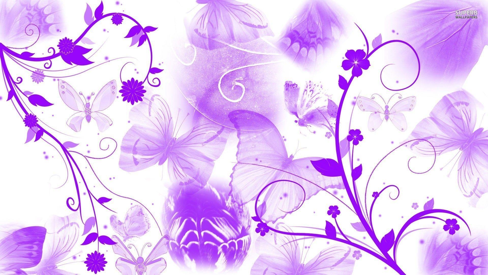 Light Purple Butterfly Wallpapers