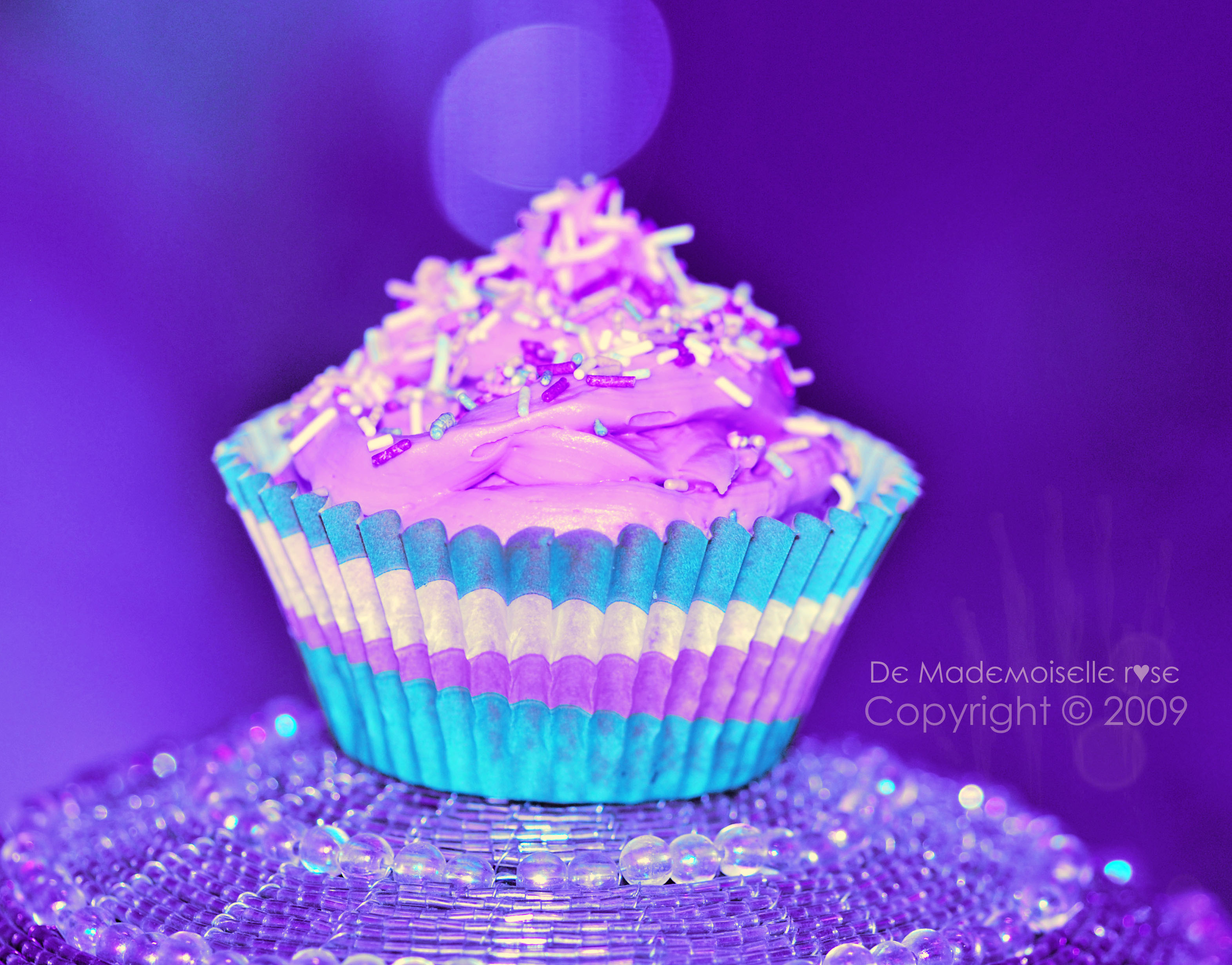 Light Purple Cupcakes Wallpapers