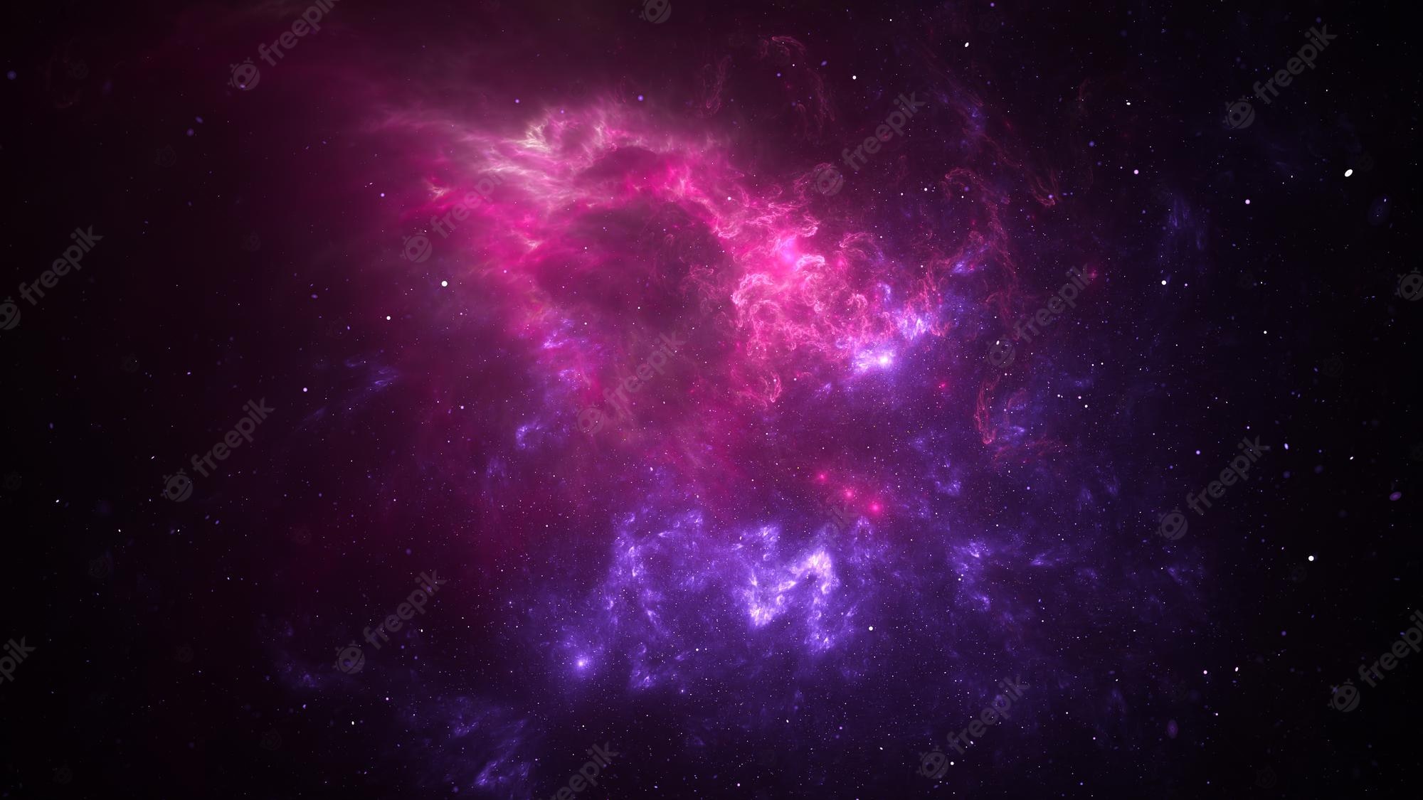 Light Purple Galaxy Background