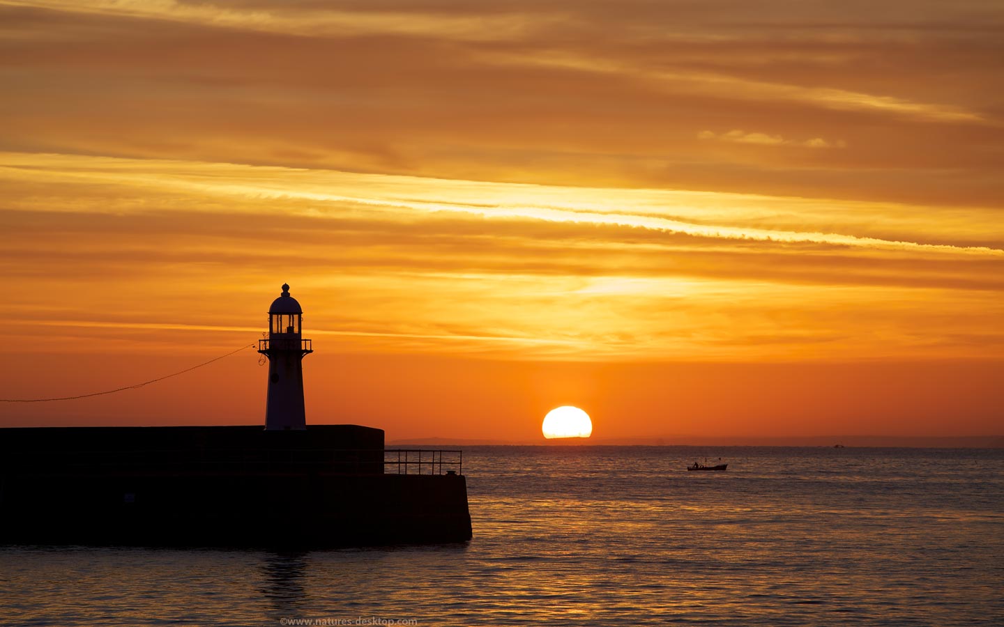 Lighthouse At Sunsrise Wallpapers