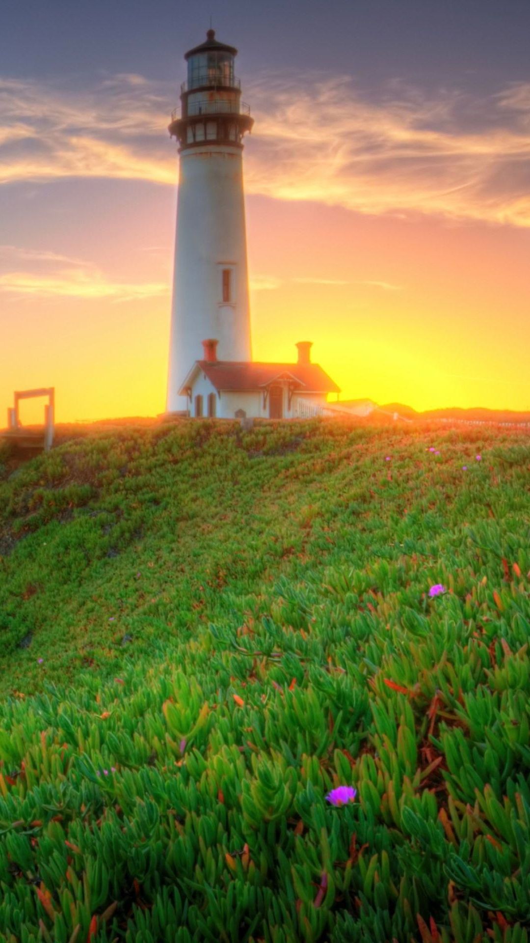 Lighthouse At Sunsrise Wallpapers
