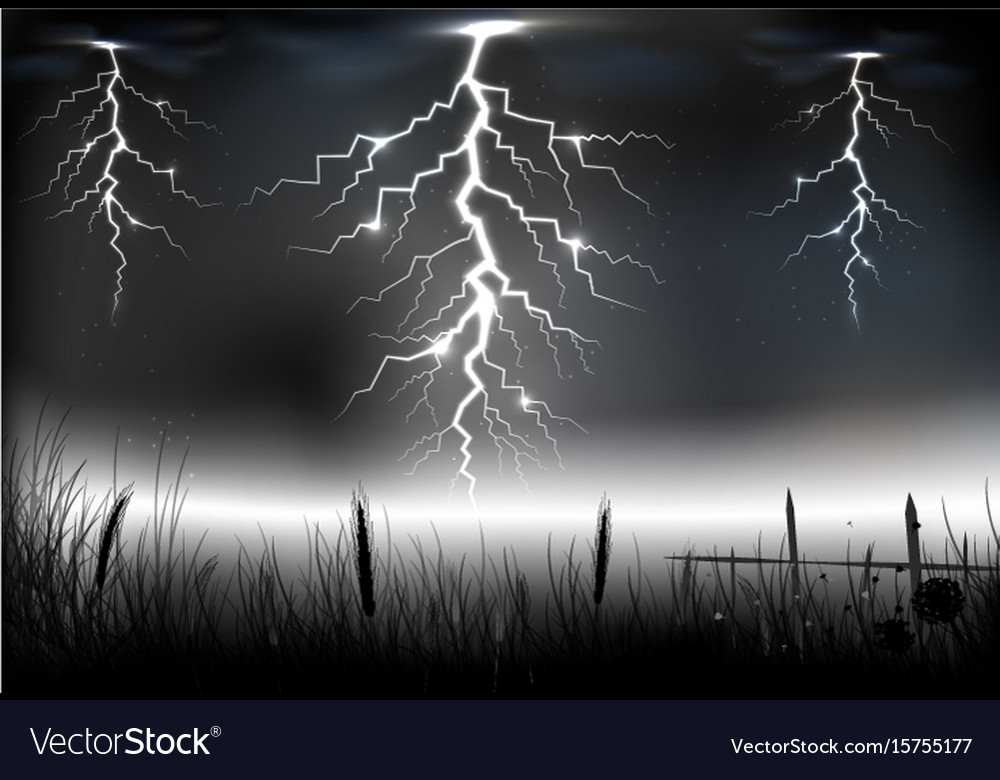 Lighting Storm Background