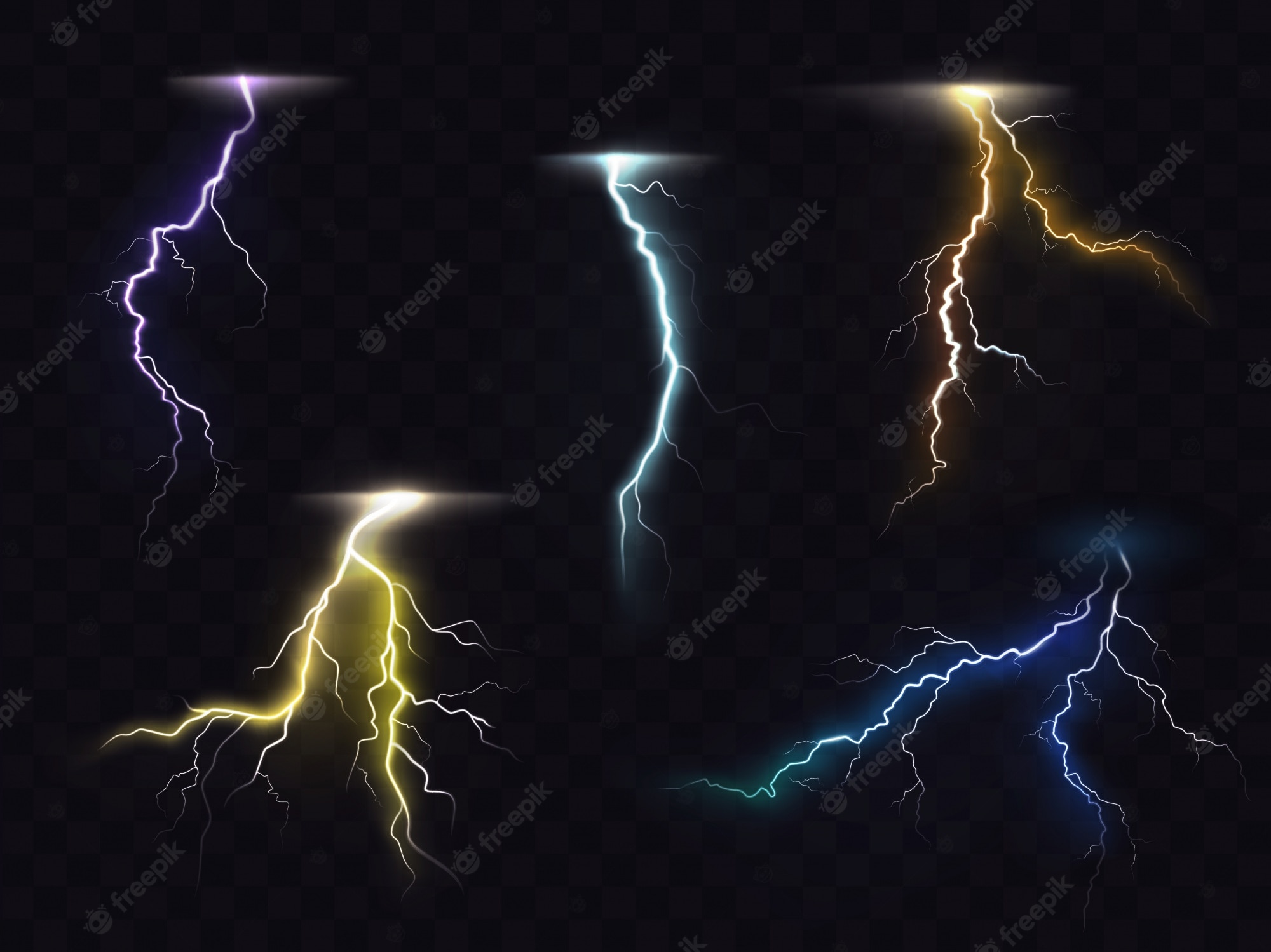 Lighting Storm Background