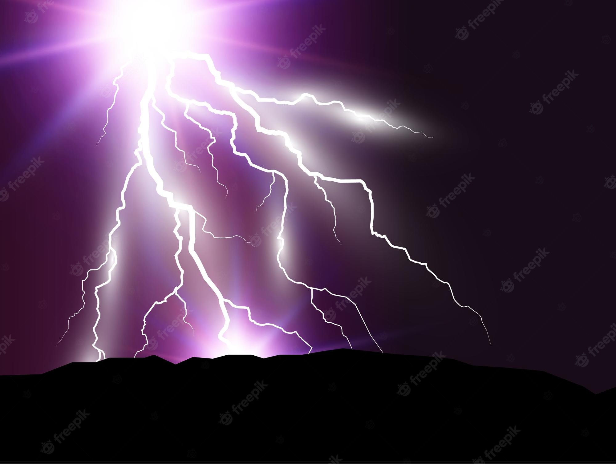 Lighting Storm Background