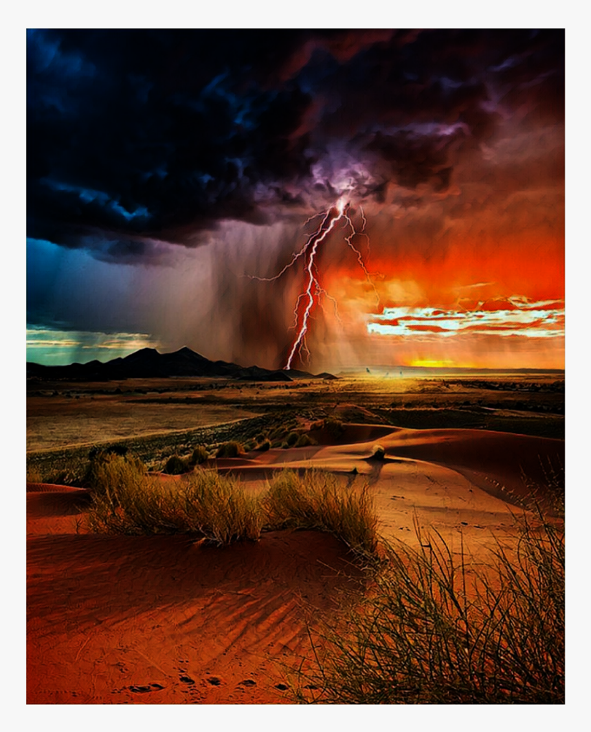 Lighting Storm Background