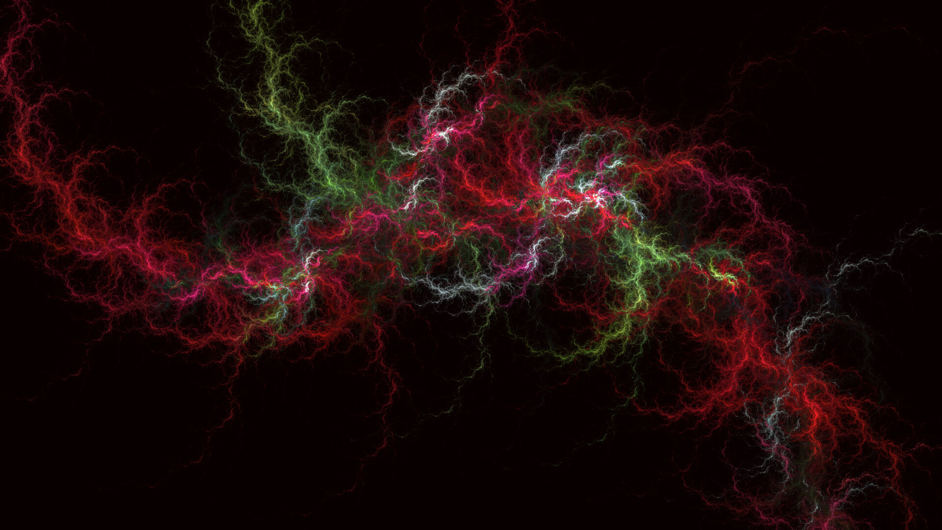 Lightning Dark Neon Fractal Wallpapers