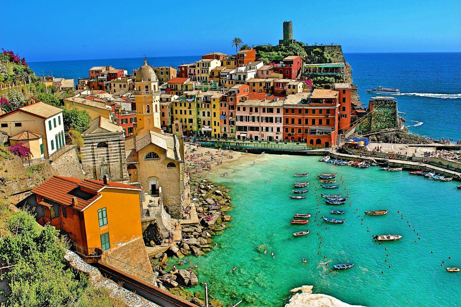 Liguria Vernazza Italy Wallpapers