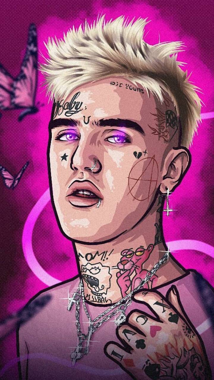 Lil Peep Cartoon Wallpapers