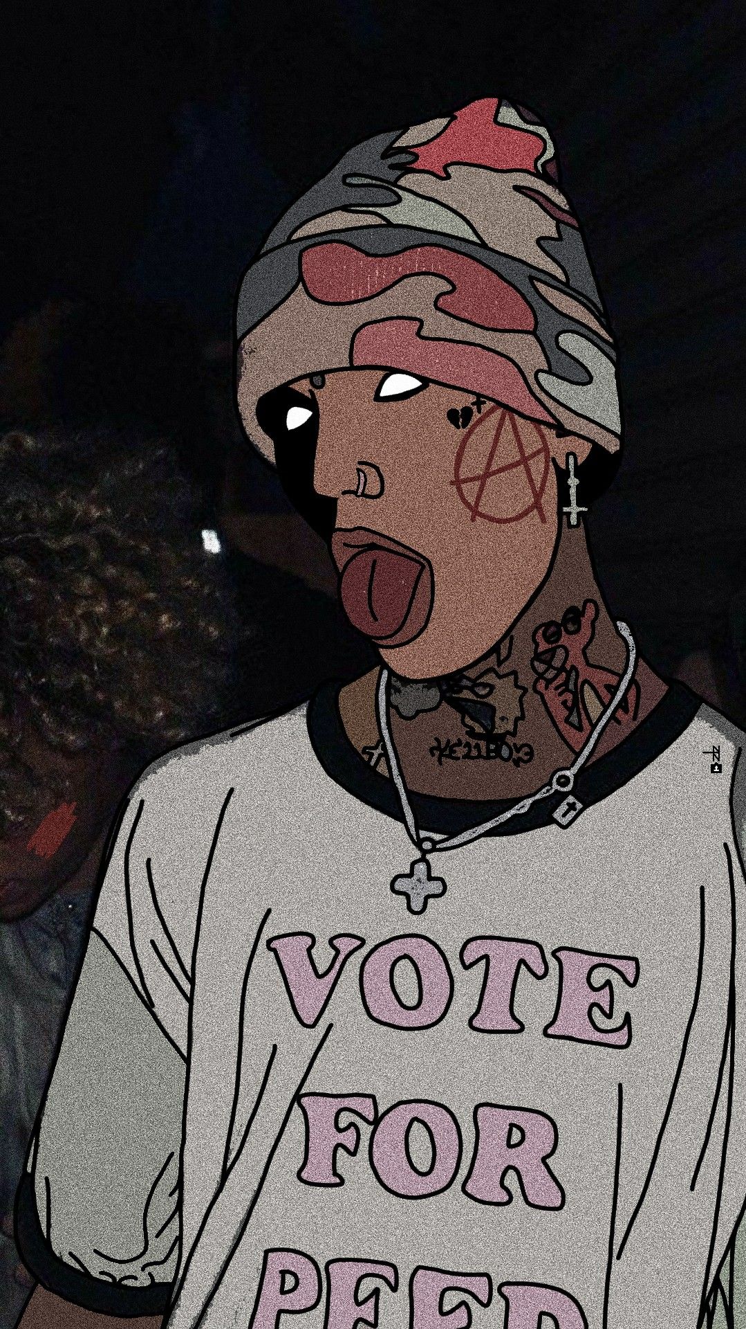 Lil Peep Cartoon Wallpapers