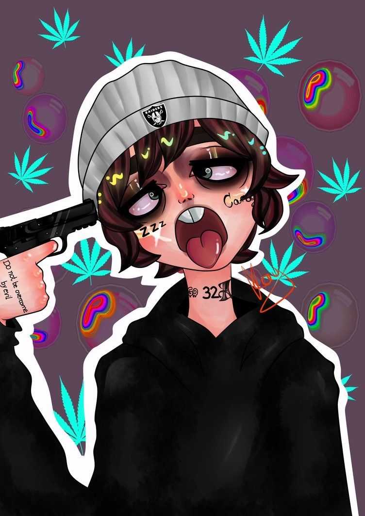 Lil Peep Cartoon Wallpapers