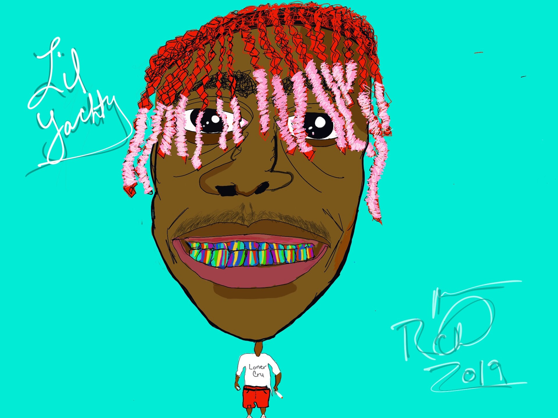 Lil Yatchy Cartoon Wallpapers