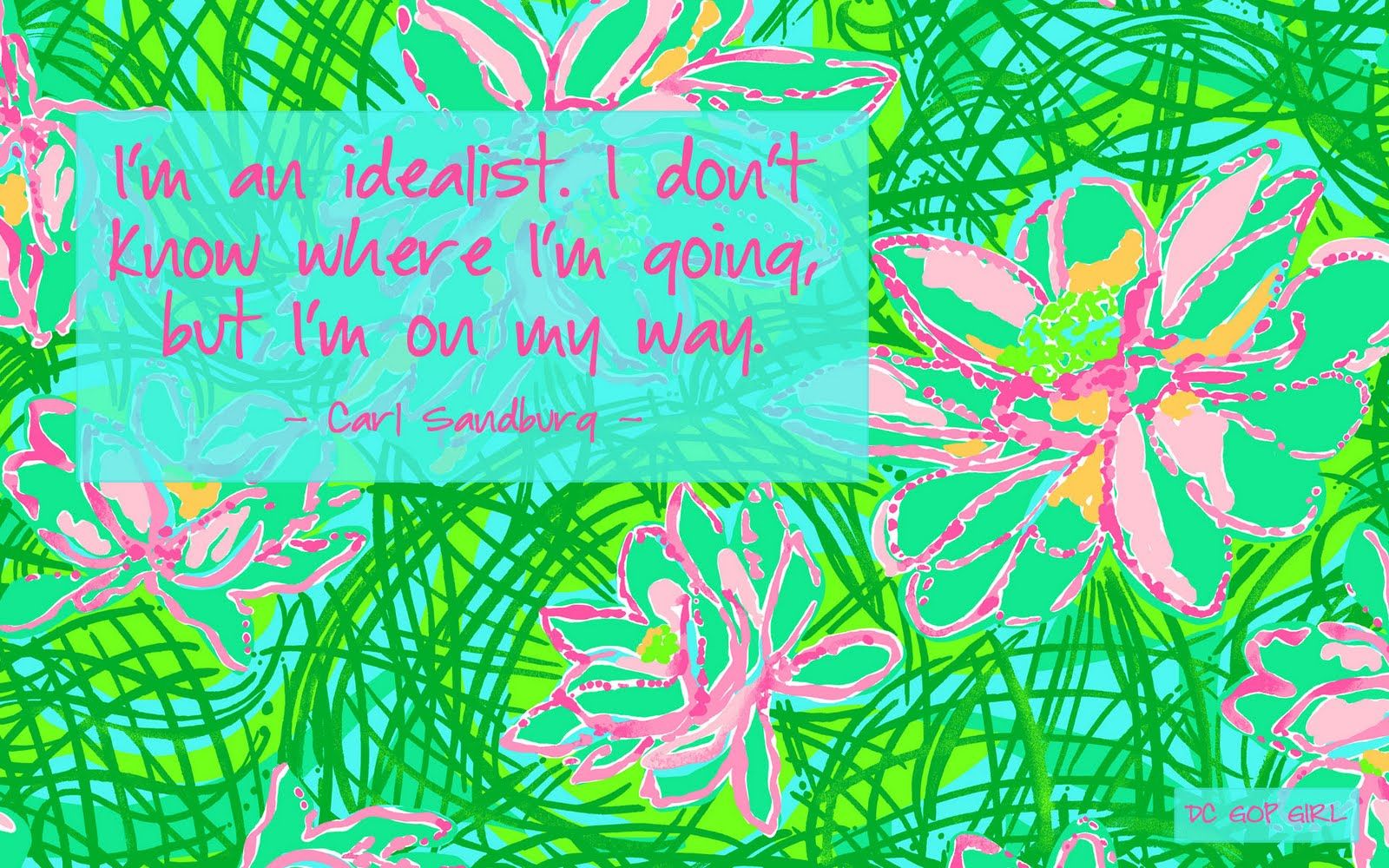 Lilly Pulitzer Desktop With Quotes Wallpapers