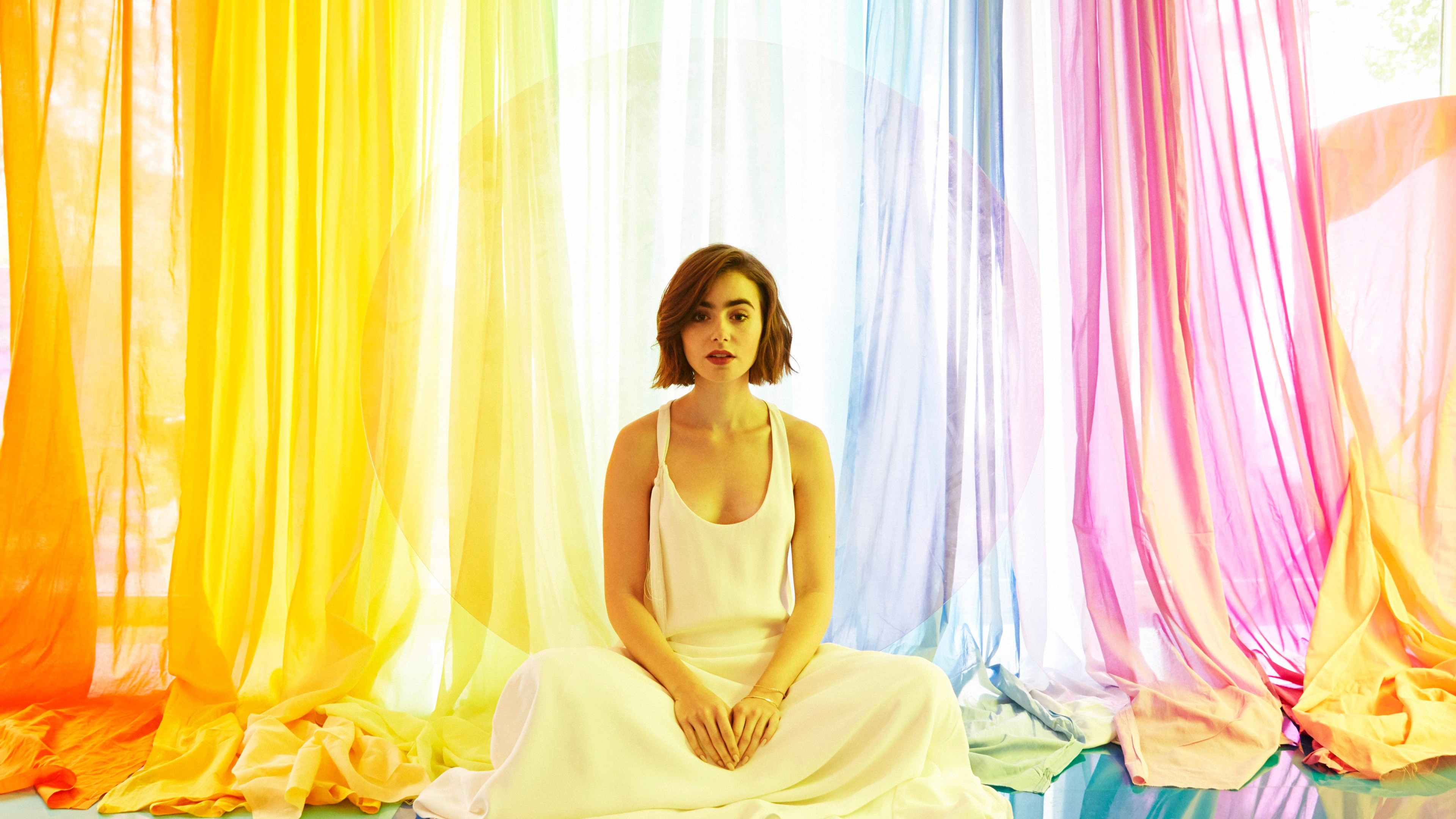 Lily Collins 2019 Wallpapers