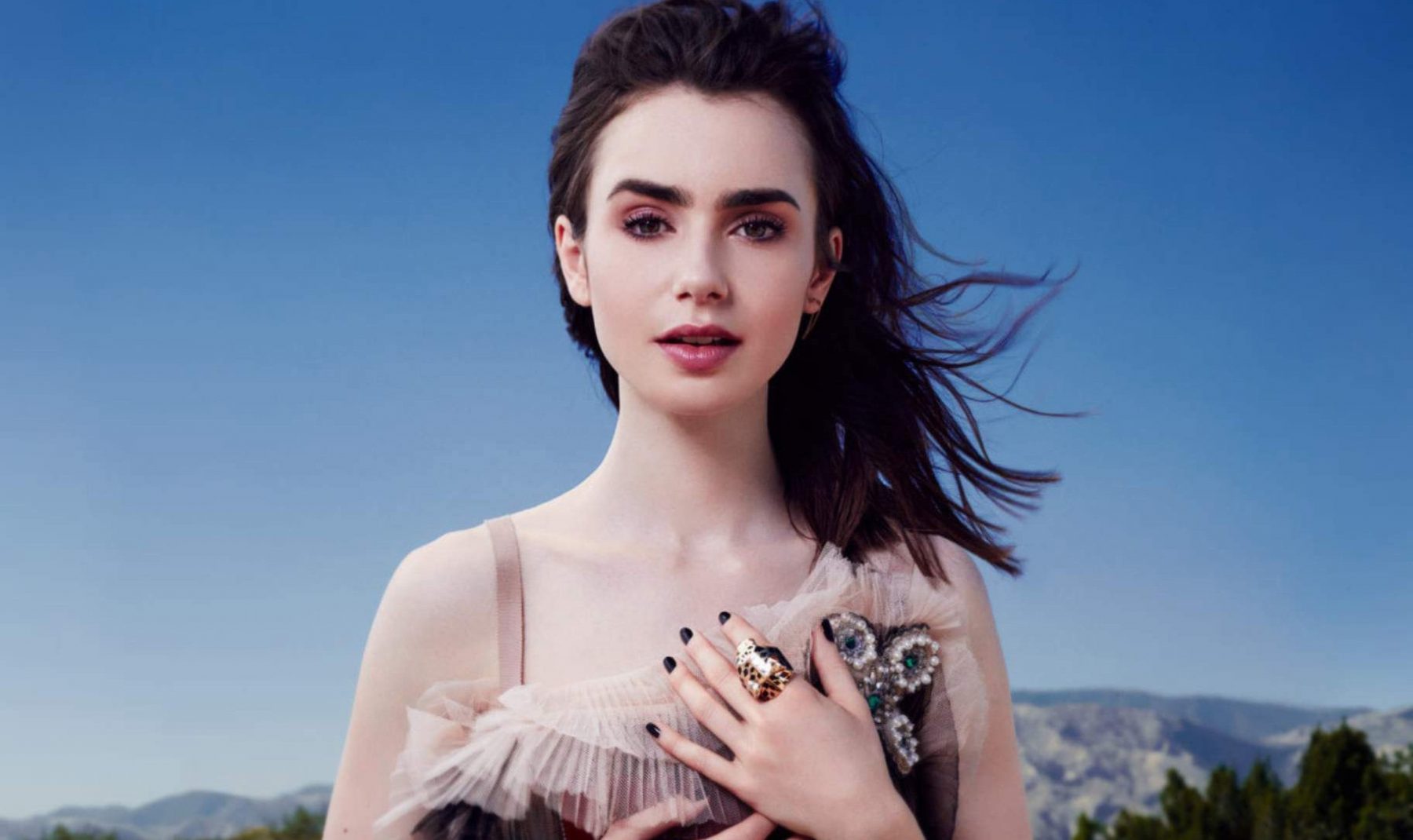 Lily Collins 2020 Wallpapers