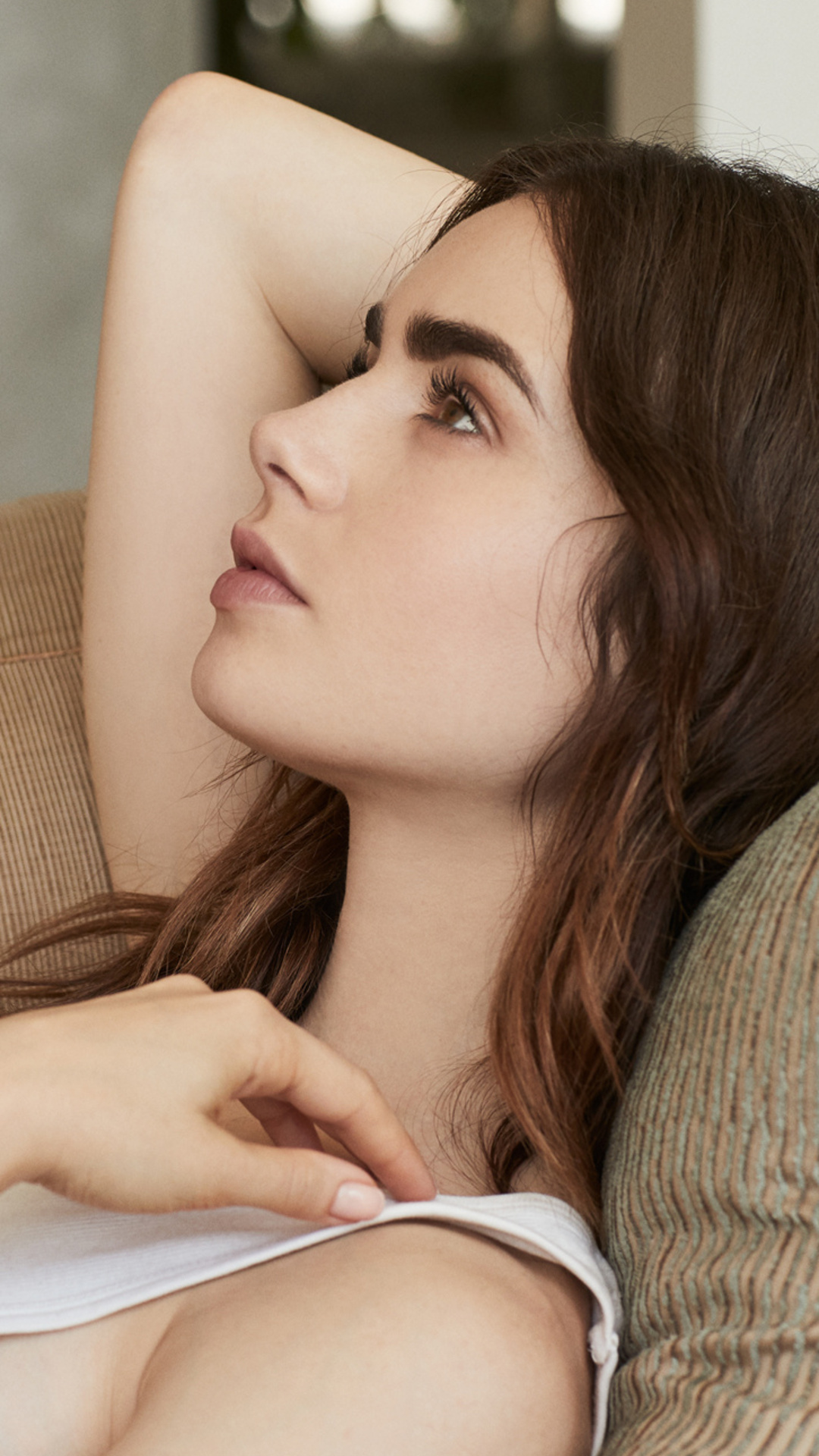 Lily Collins For Grazia UK Magazine Wallpapers