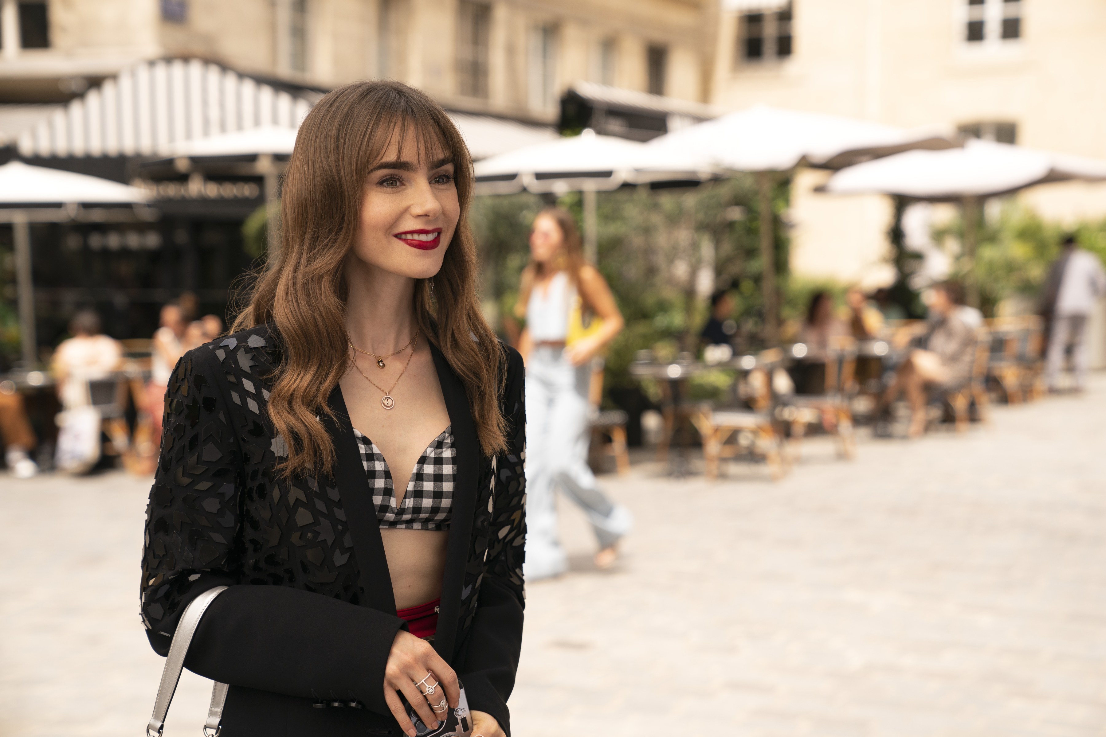 Lily Collins From Emily In Paris 2020 Wallpapers