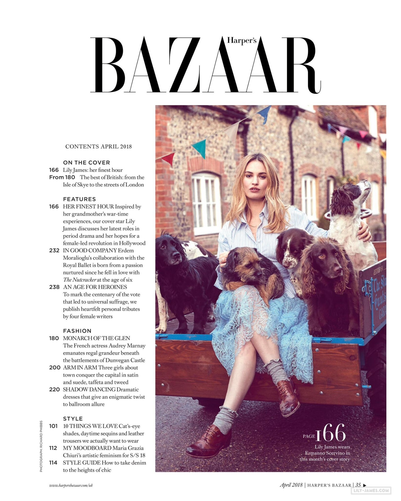 Lily James Harper's Bazaar 2020 Wallpapers