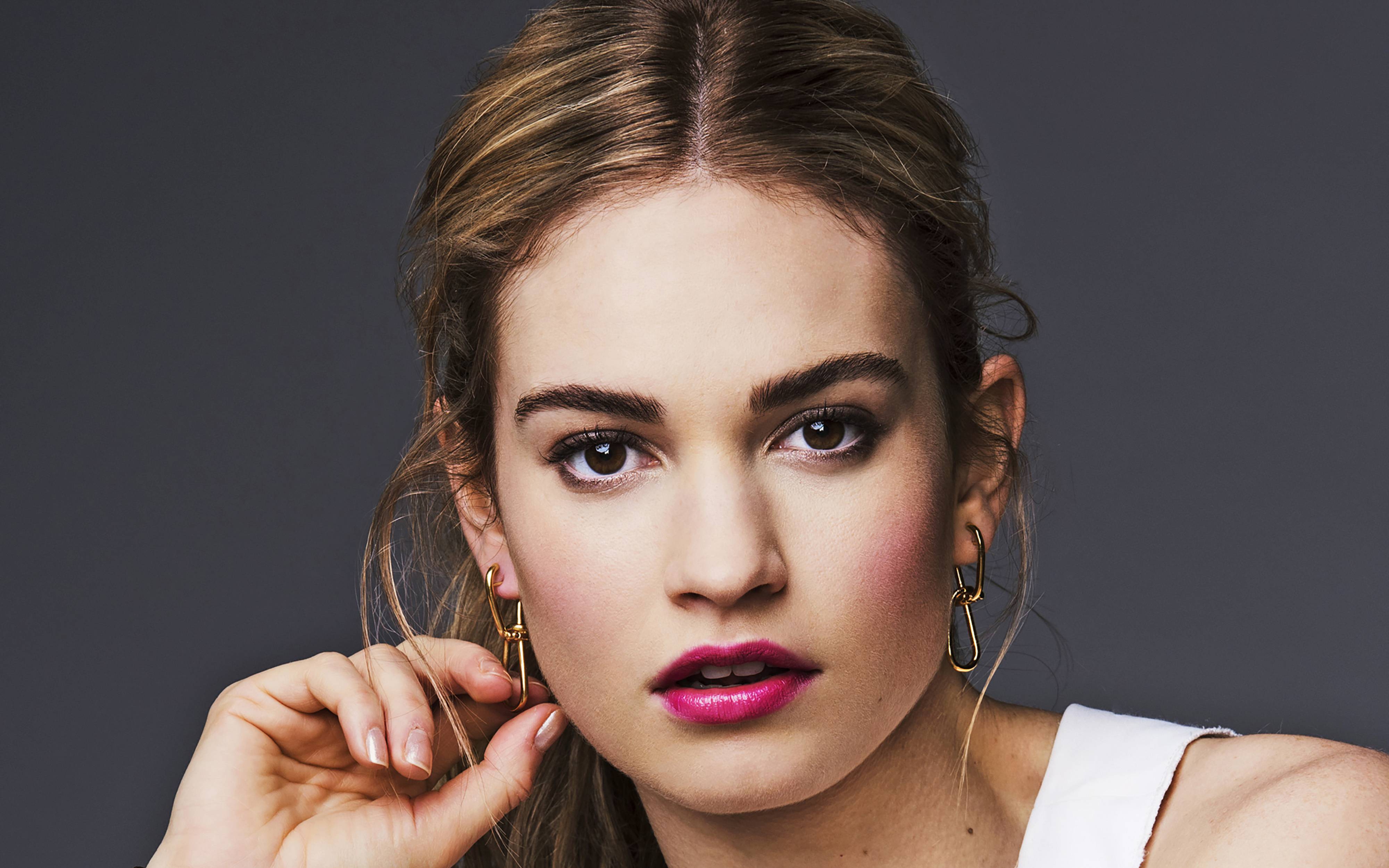 Lily James Photoshoot 2017 Wallpapers