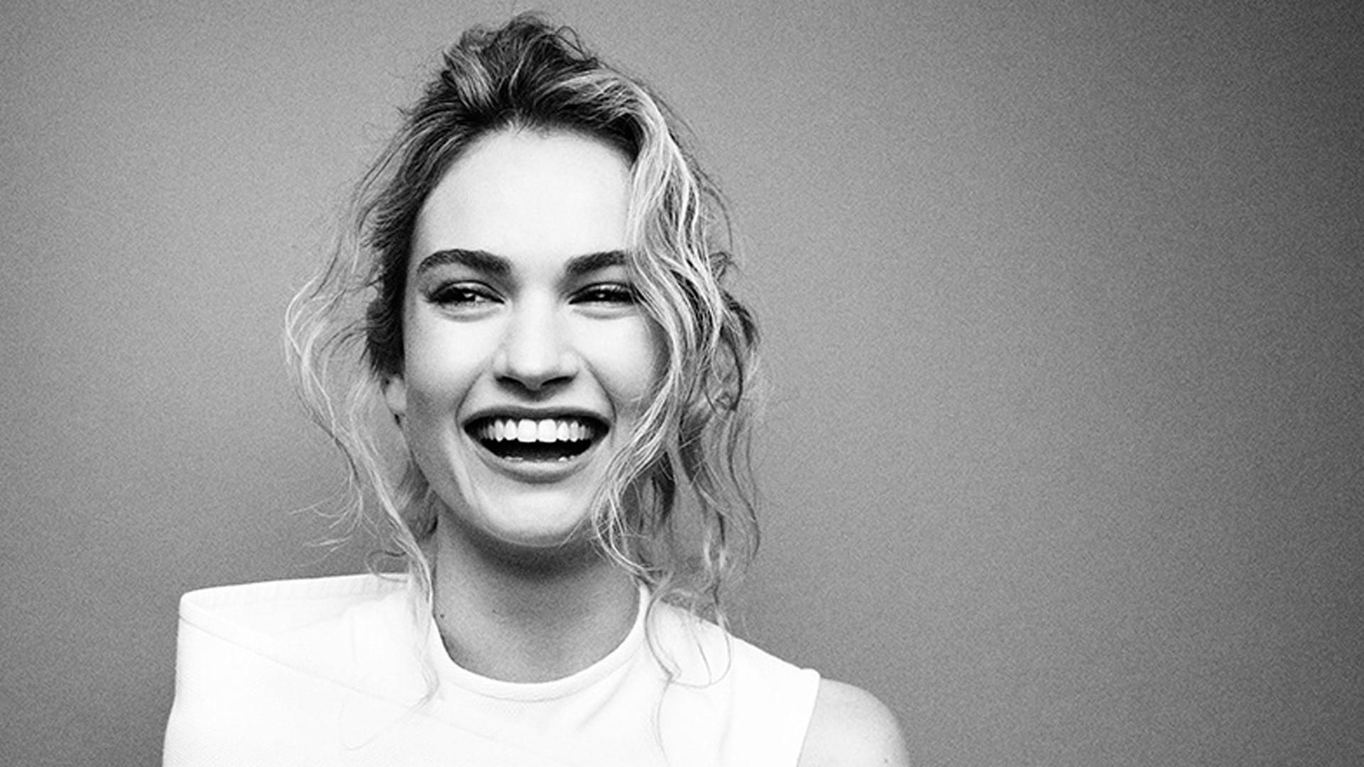 Lily James Smiling Wallpapers