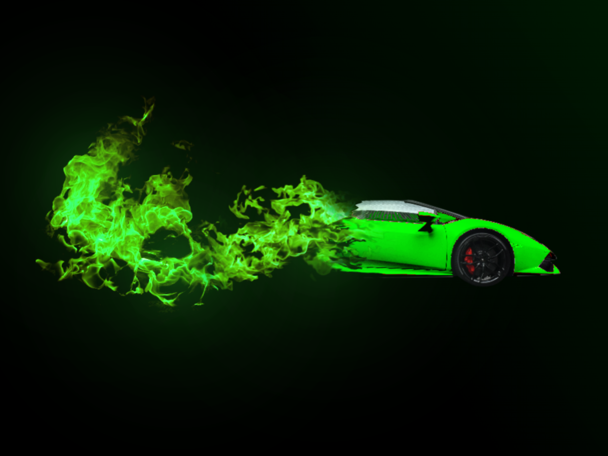 Lime Green Lamborghini Wallpapers