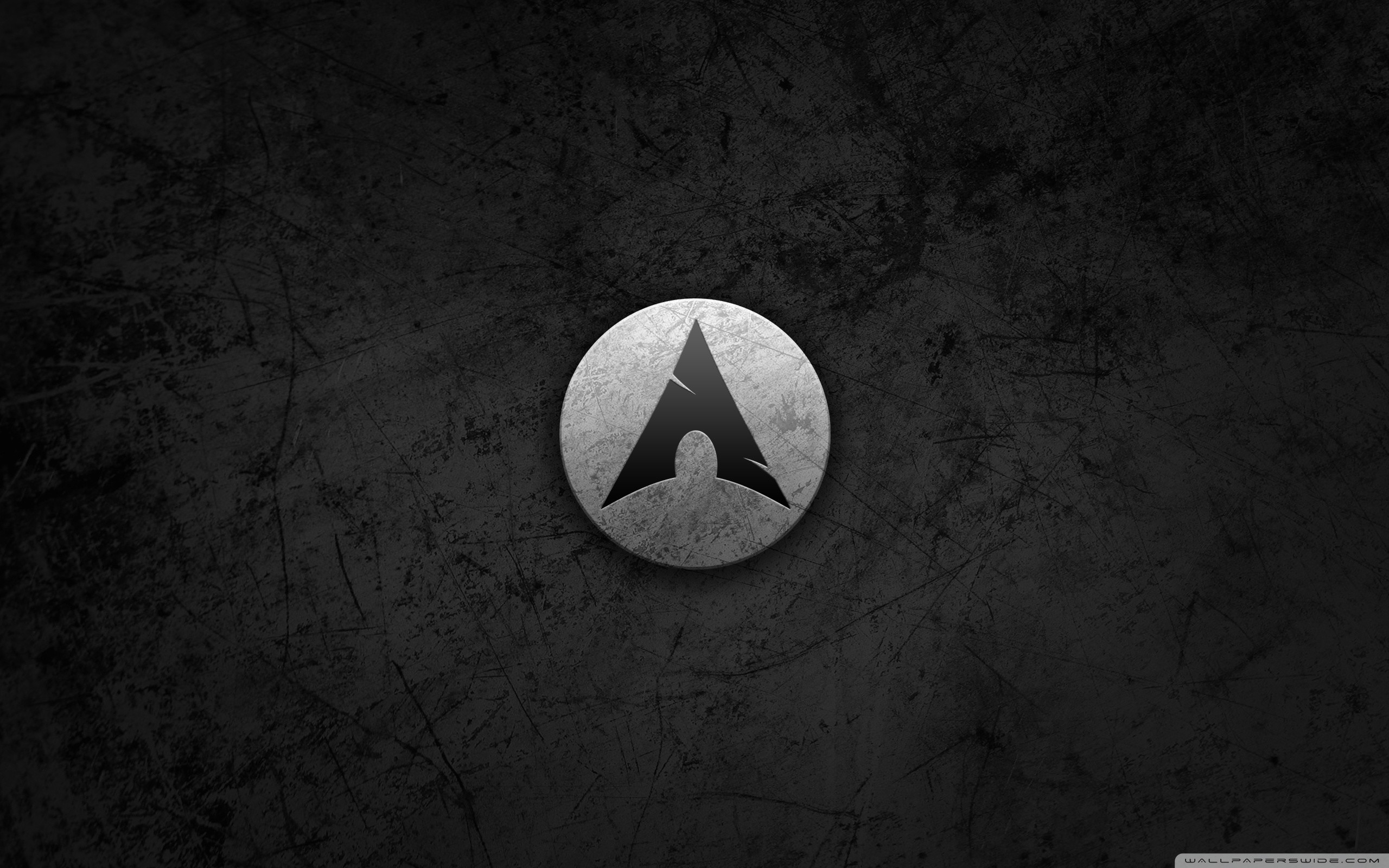 Linux Minimal Gray Logo Wallpapers