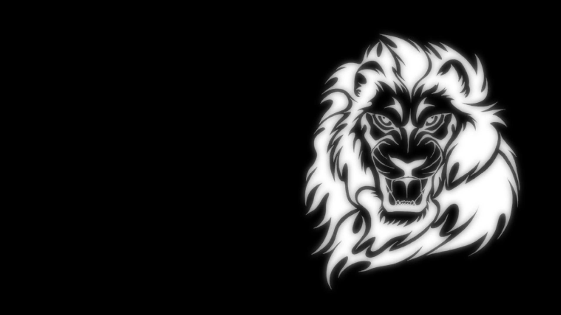 Lion Black Wallpapers