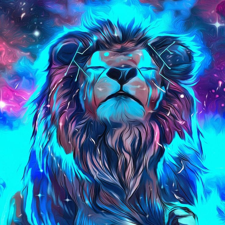 Lion Roar Colorful Fantasy Artwork
 Wallpapers