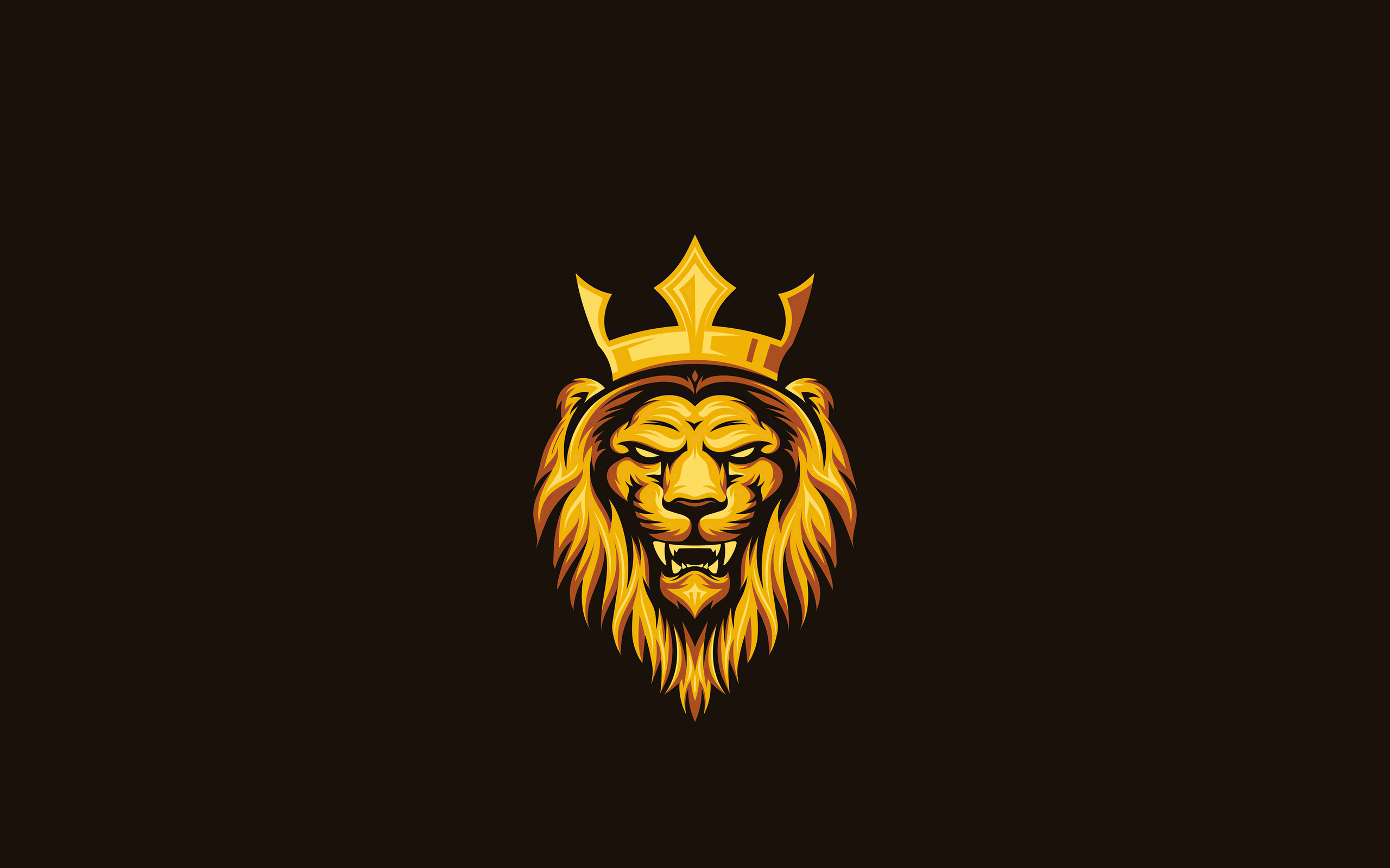 Lion With Crown Wallpapers